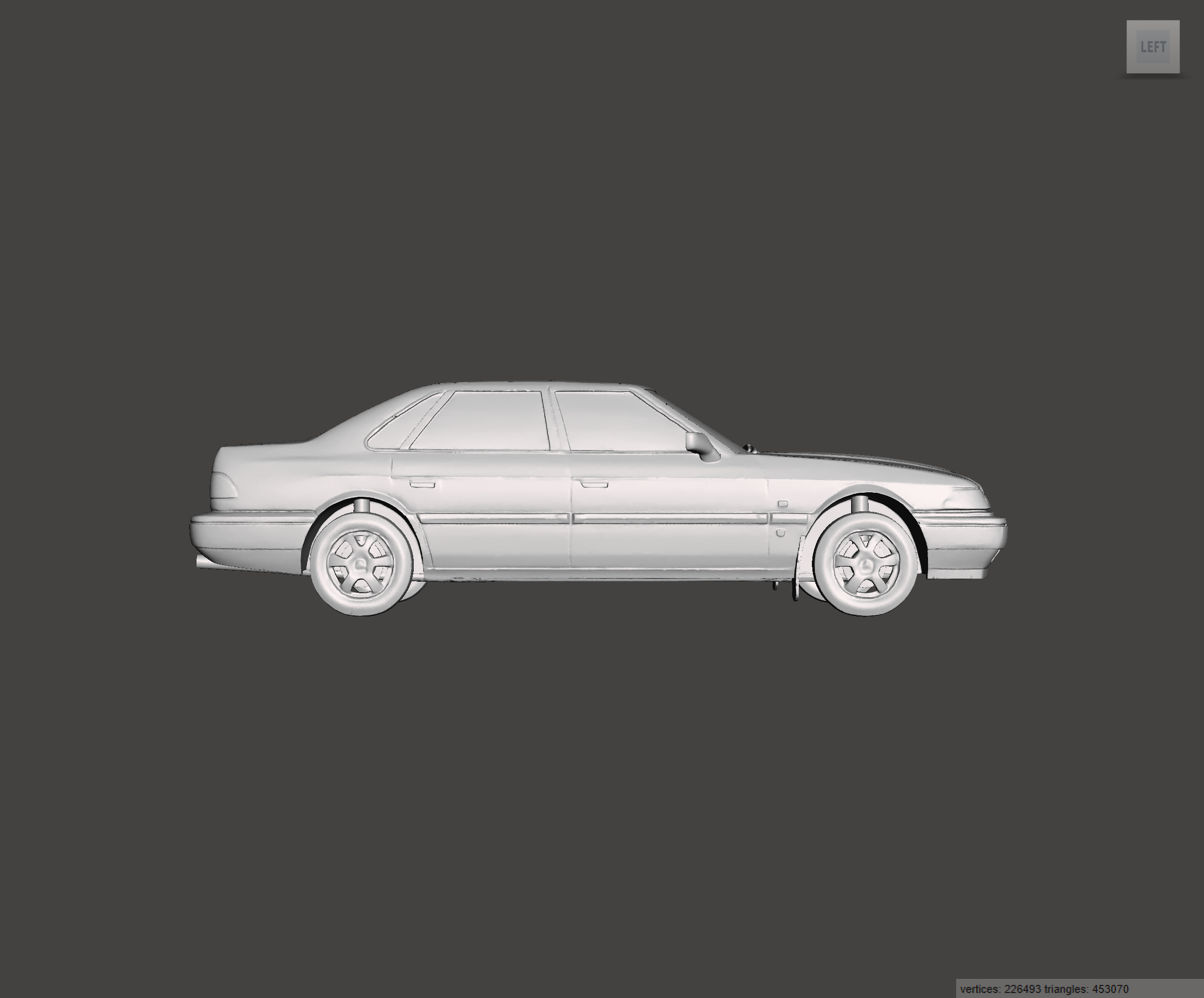 Image of 3D Printed Resin Model of Rover 825 Si 1999