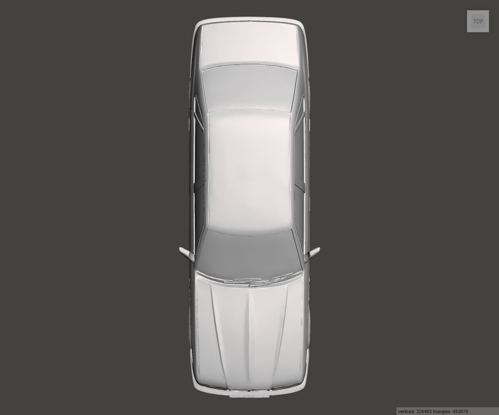 Image of 3D Printed Resin Model of Rover 825 Si 1999