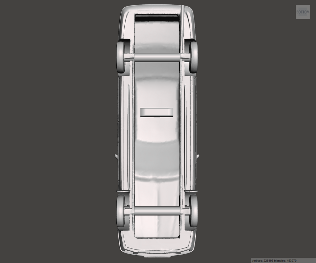 Image of 3D Printed Resin Model of Rover 825 Si 1999
