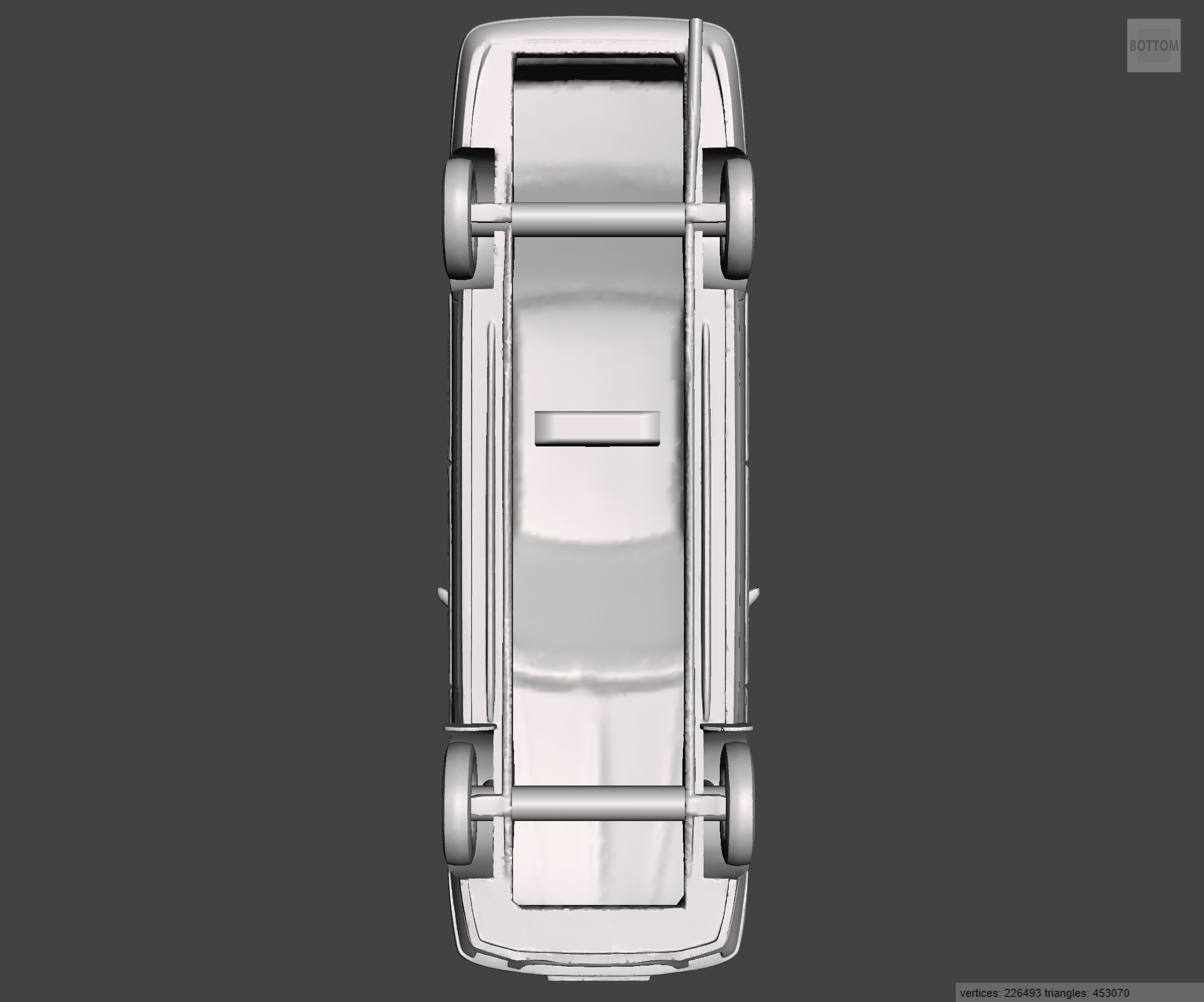 Image of 3D Printed Resin Model of Rover 825 Si 1999