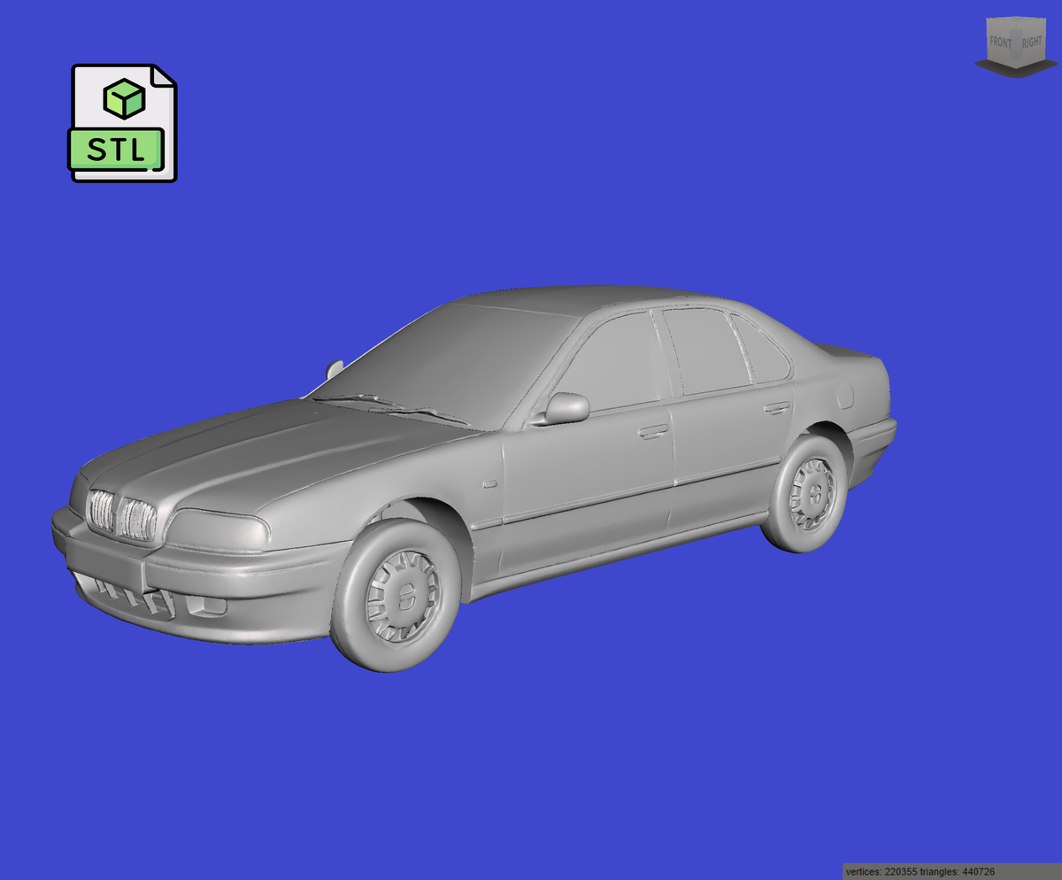 Digital Download of 3D Printed Rover 623 SLi 2.3 1998 prescale
