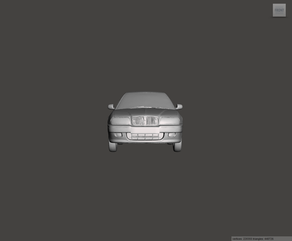 Image of 3D Printed Resin Model of Rover 623 SLi 2.3 1998