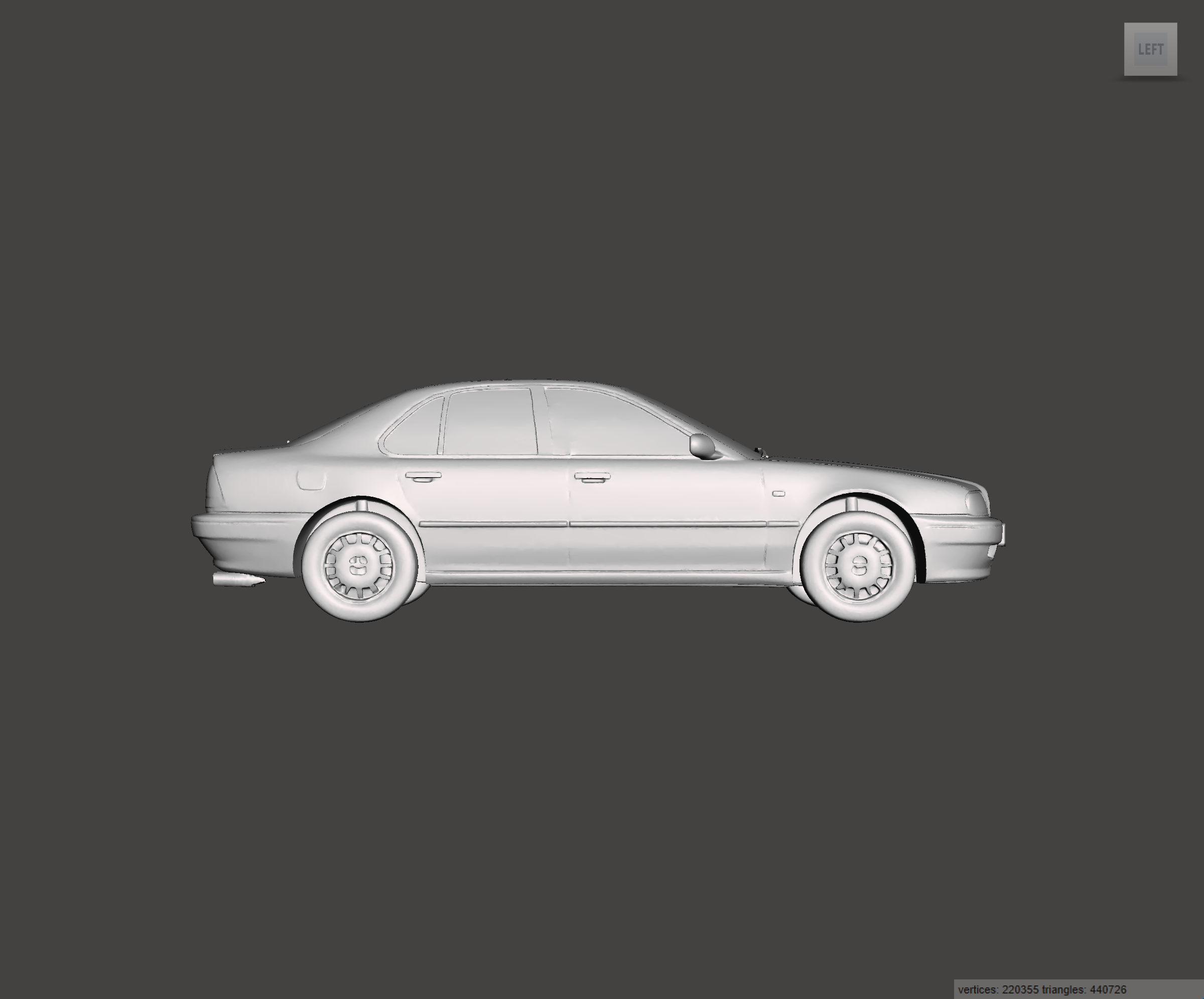 Image of 3D Printed Resin Model of Rover 623 SLi 2.3 1998