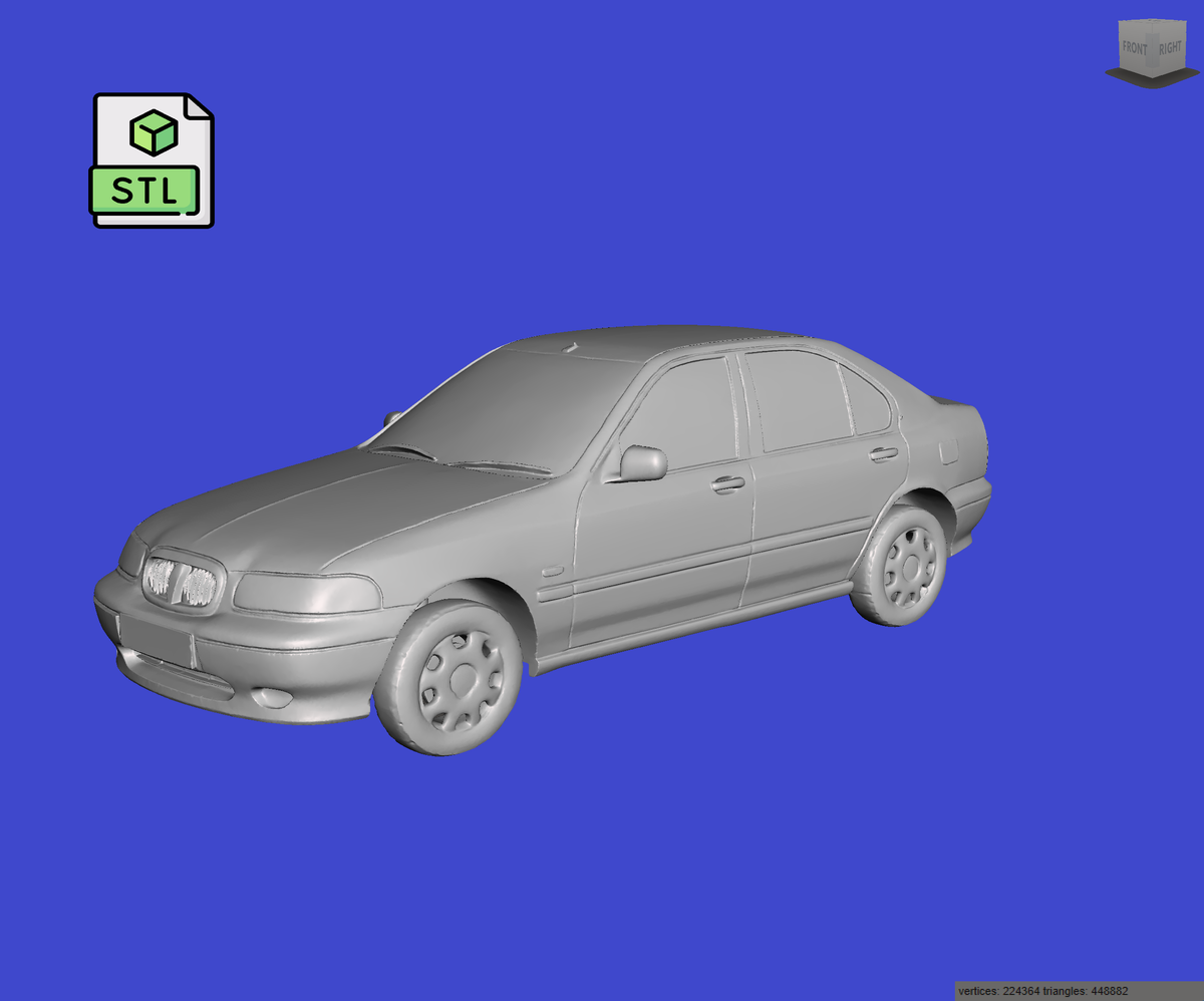 Digital Download of 3D Printed Rover 416 Tourer 1.6 1996 prescale