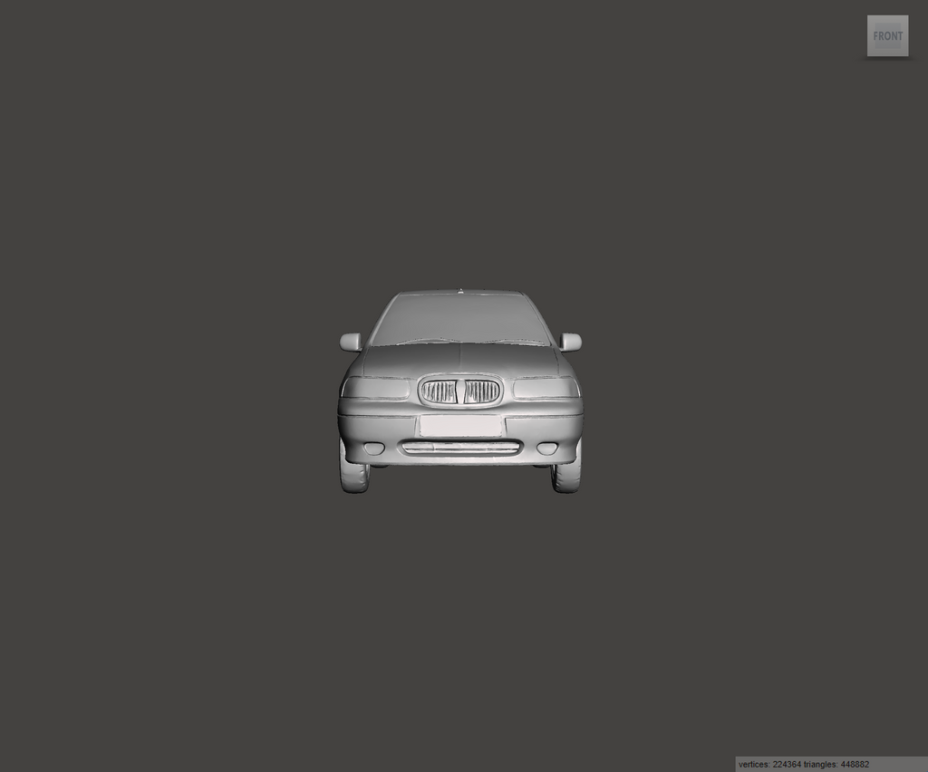 Image of 3D Printed Resin Model of Rover 416 1.6 1998