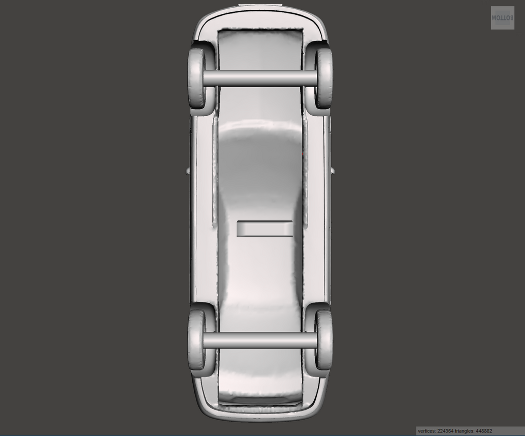 Image of 3D Printed Resin Model of Rover 416 1.6 1998