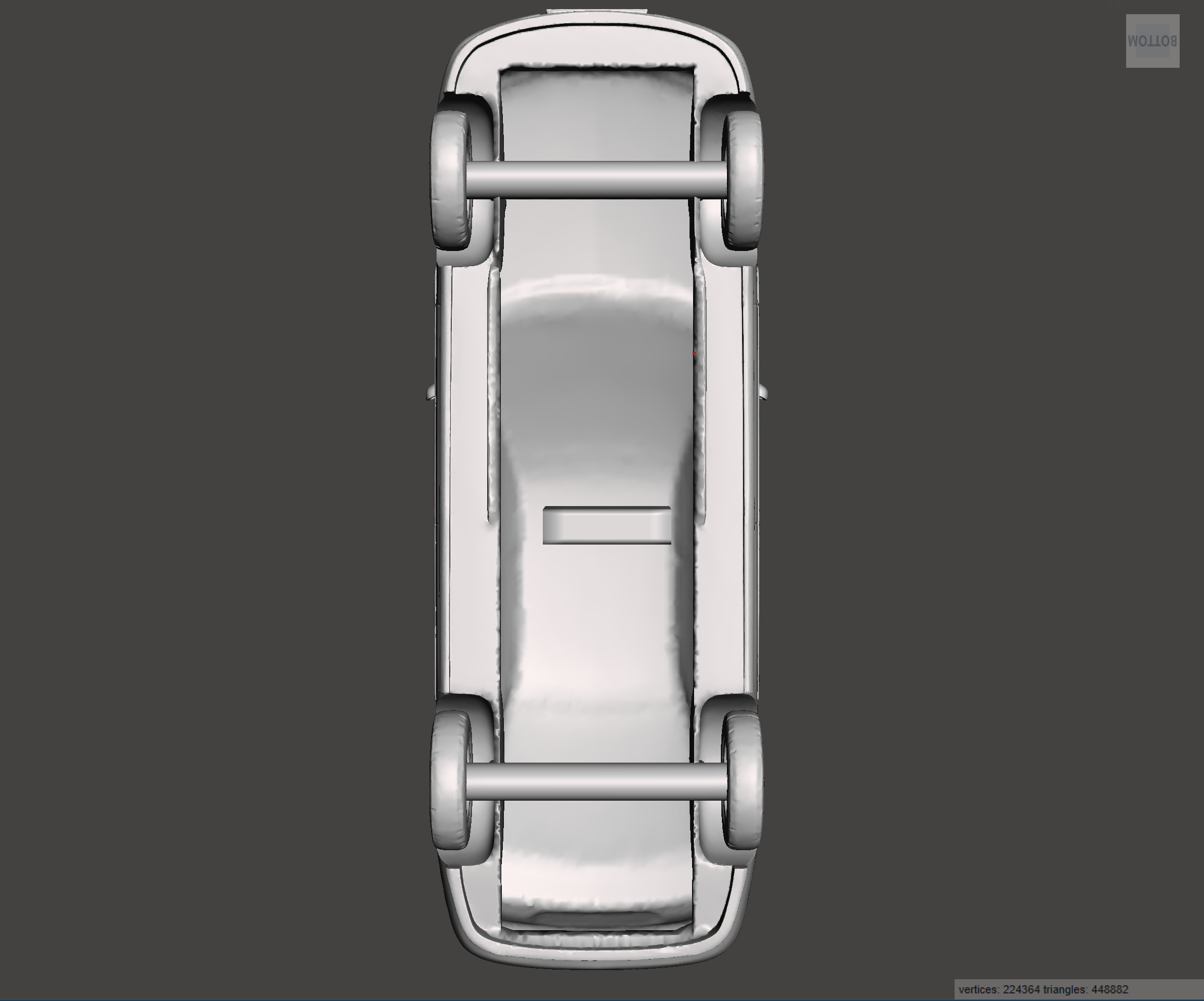 Image of 3D Printed Resin Model of Rover 416 1.6 1998