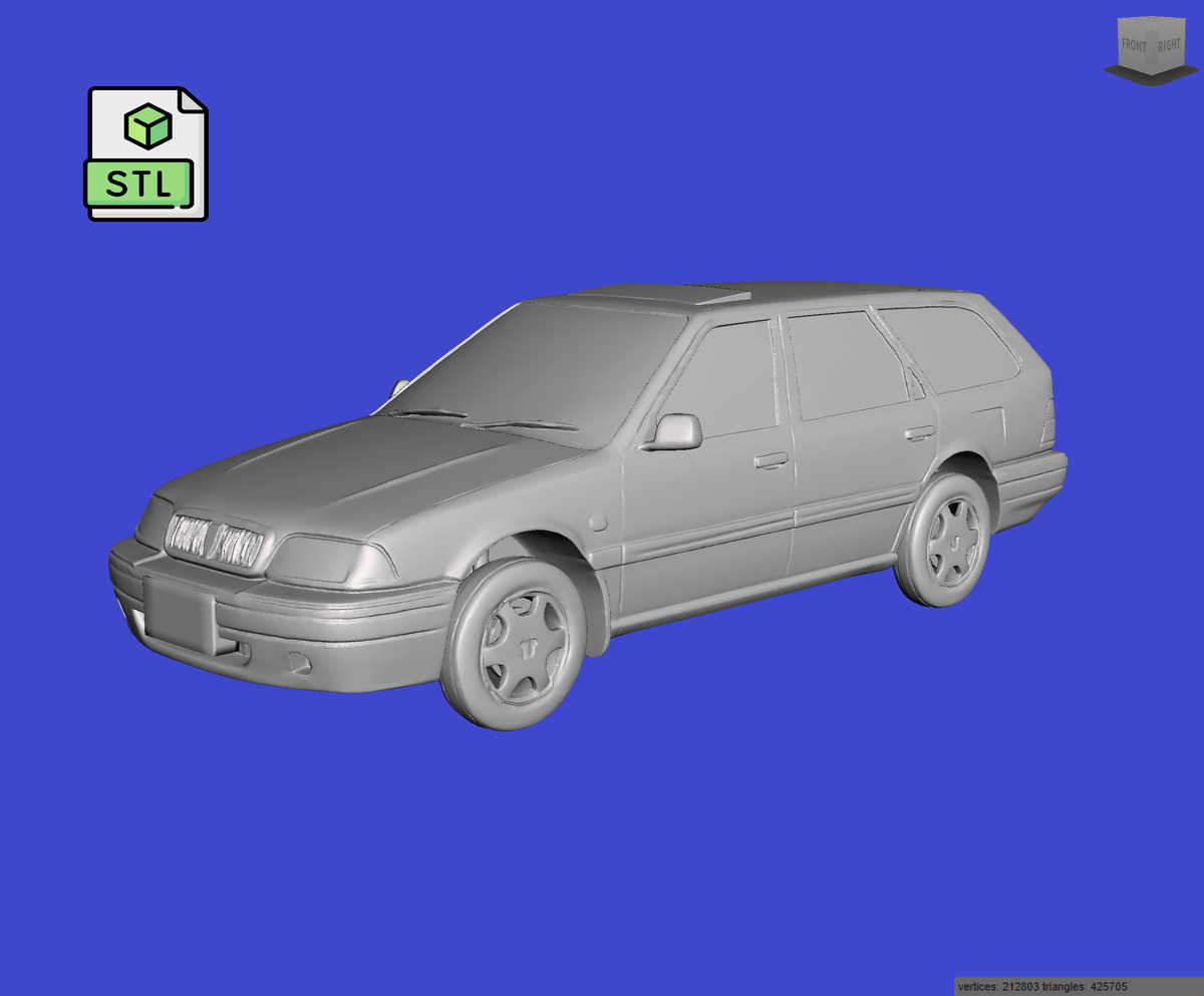 Digital Download of 3D Printed Rover 400 1.6 416 1998 prescale