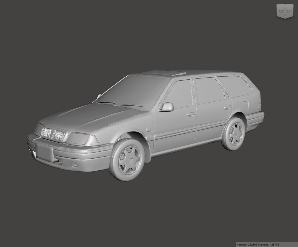 Image of 3D Printed Resin Model of Rover 416 1.6 Tourer 1996
