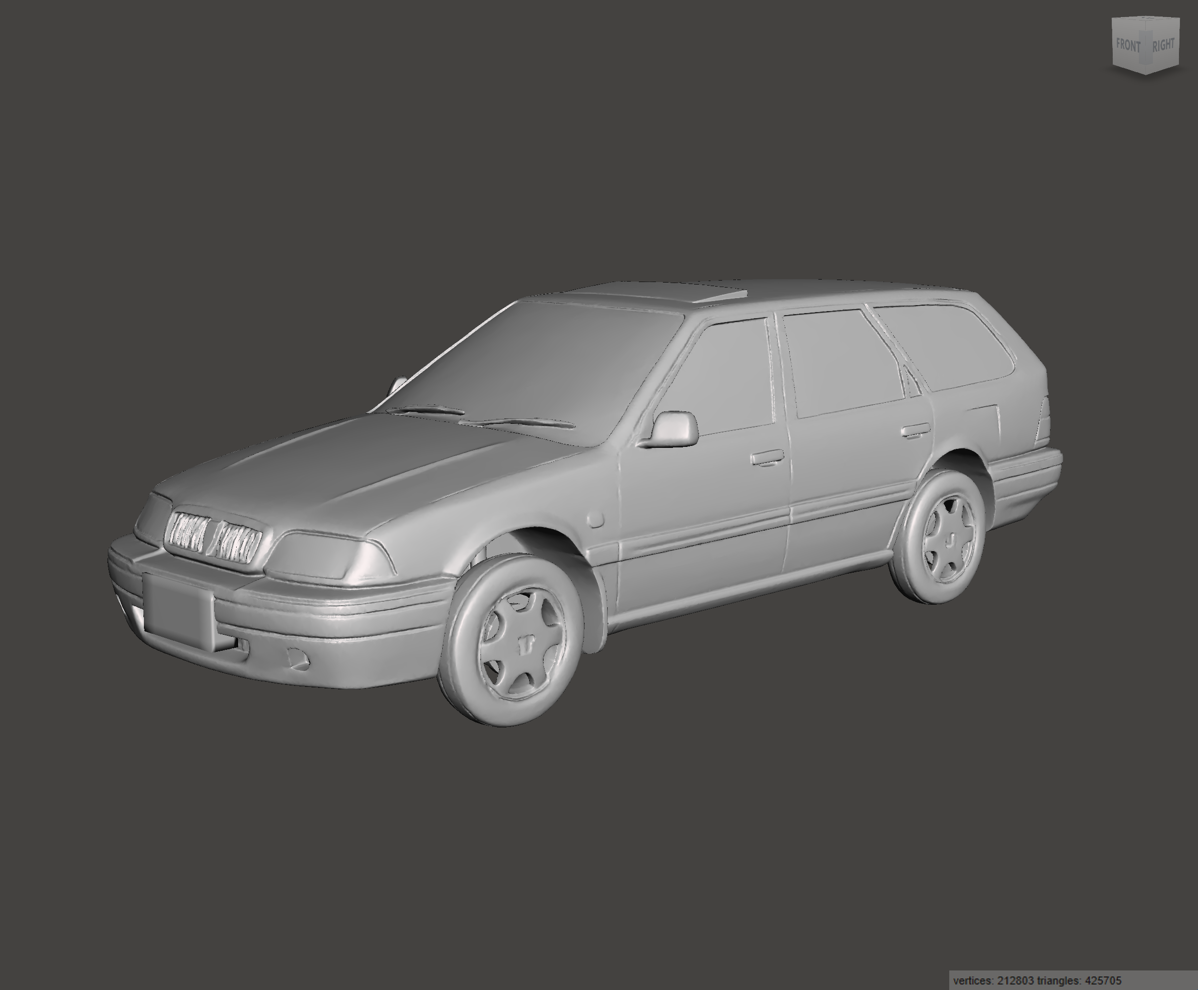 Image of 3D Printed Resin Model of Rover 416 1.6 Tourer 1996