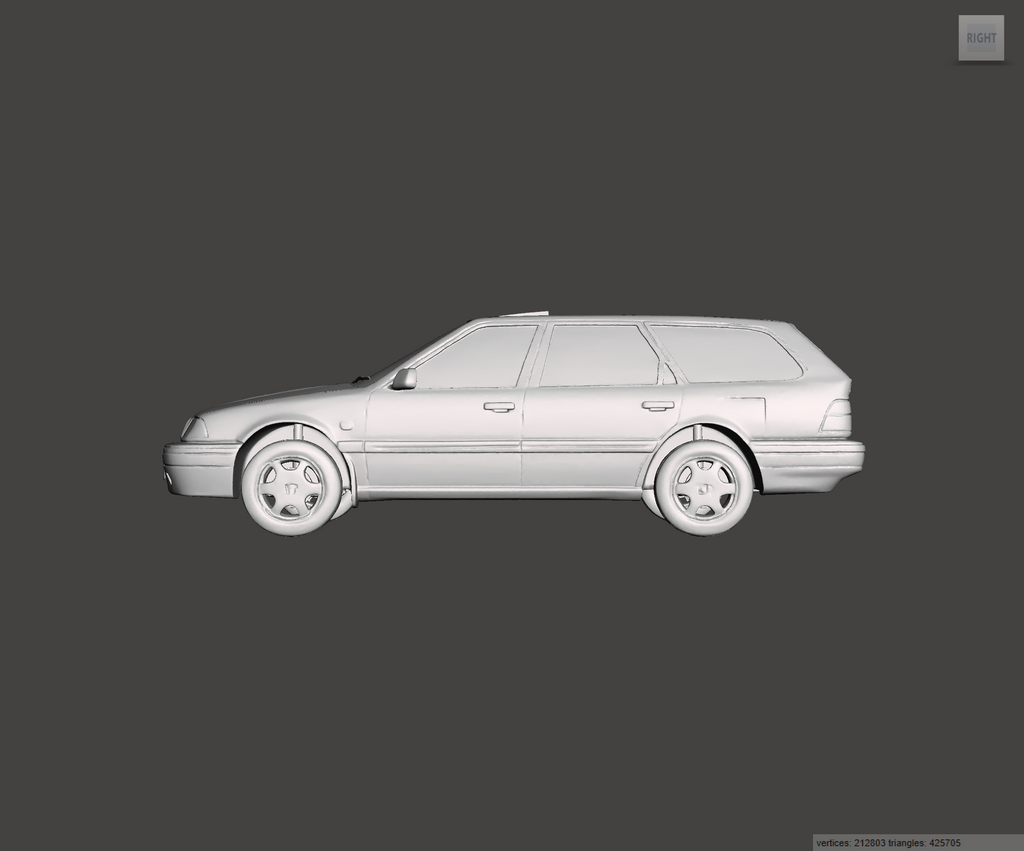 Image of 3D Printed Resin Model of Rover 416 1.6 Tourer 1996