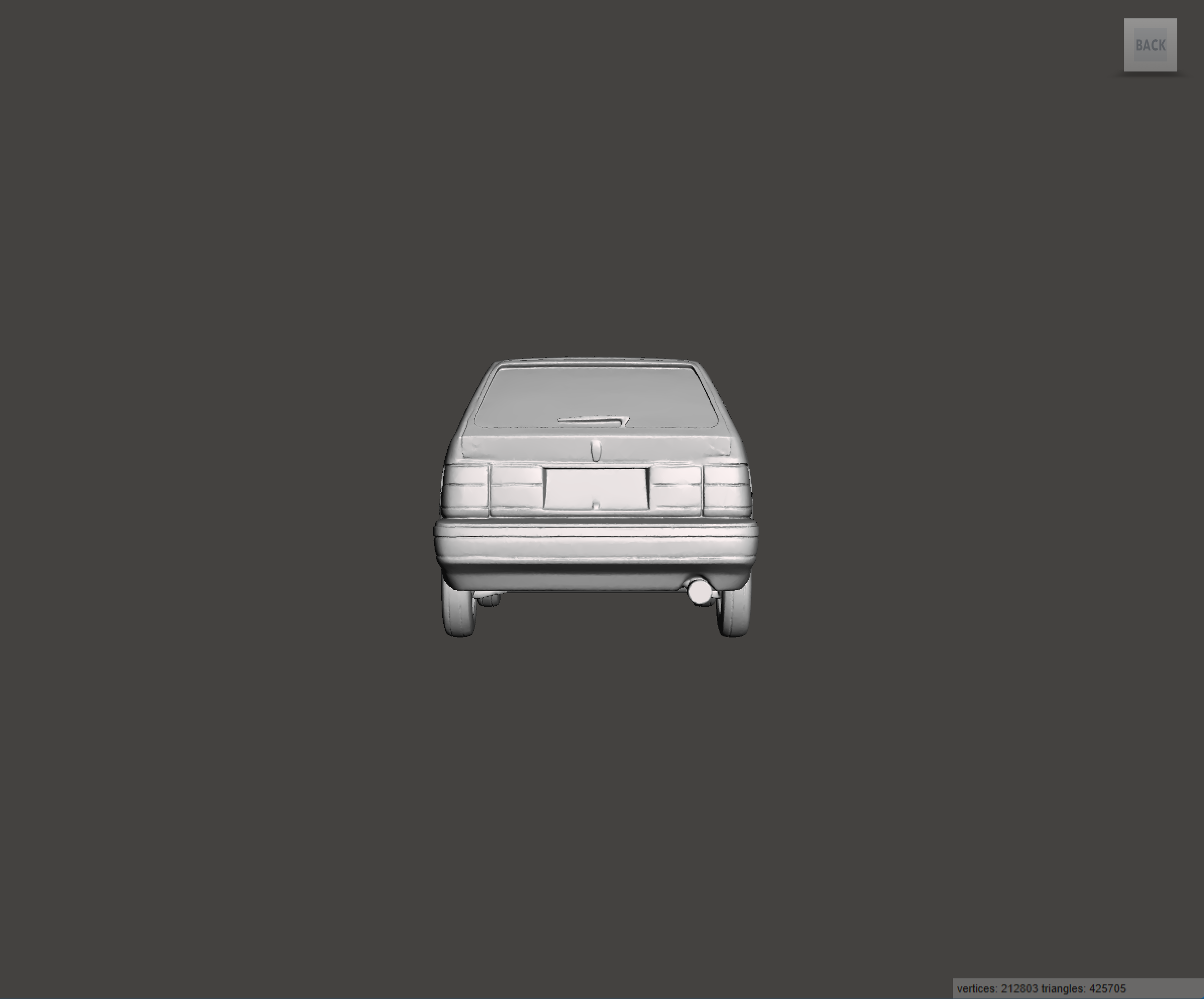 Image of 3D Printed Resin Model of Rover 416 1.6 Tourer 1996