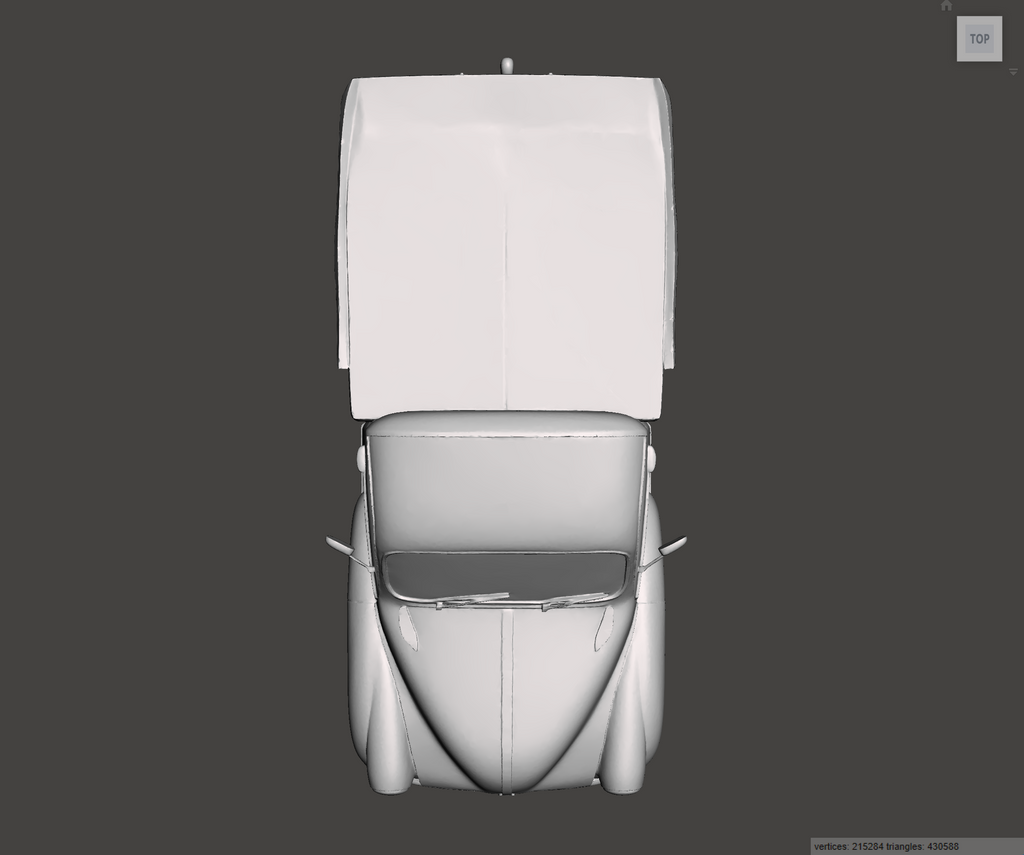Image of 3D Printed Resin Model of Morris Minor Pick up 1968