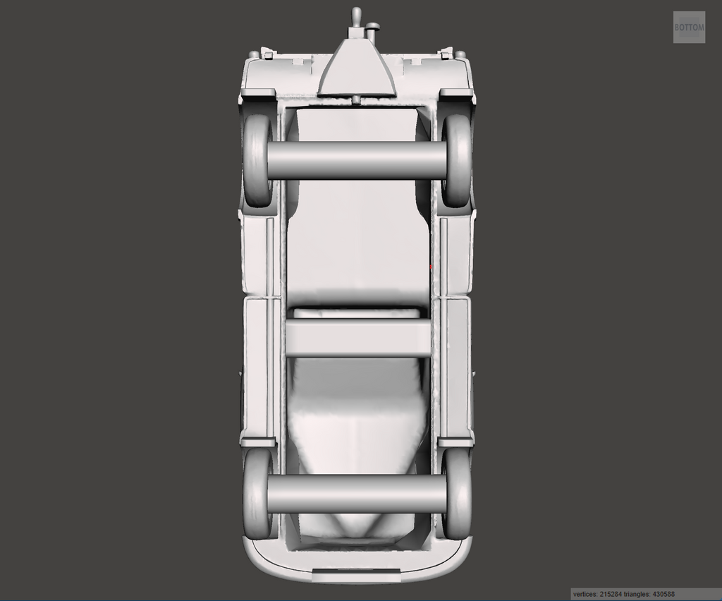 Image of 3D Printed Resin Model of Morris Minor Pick up 1968