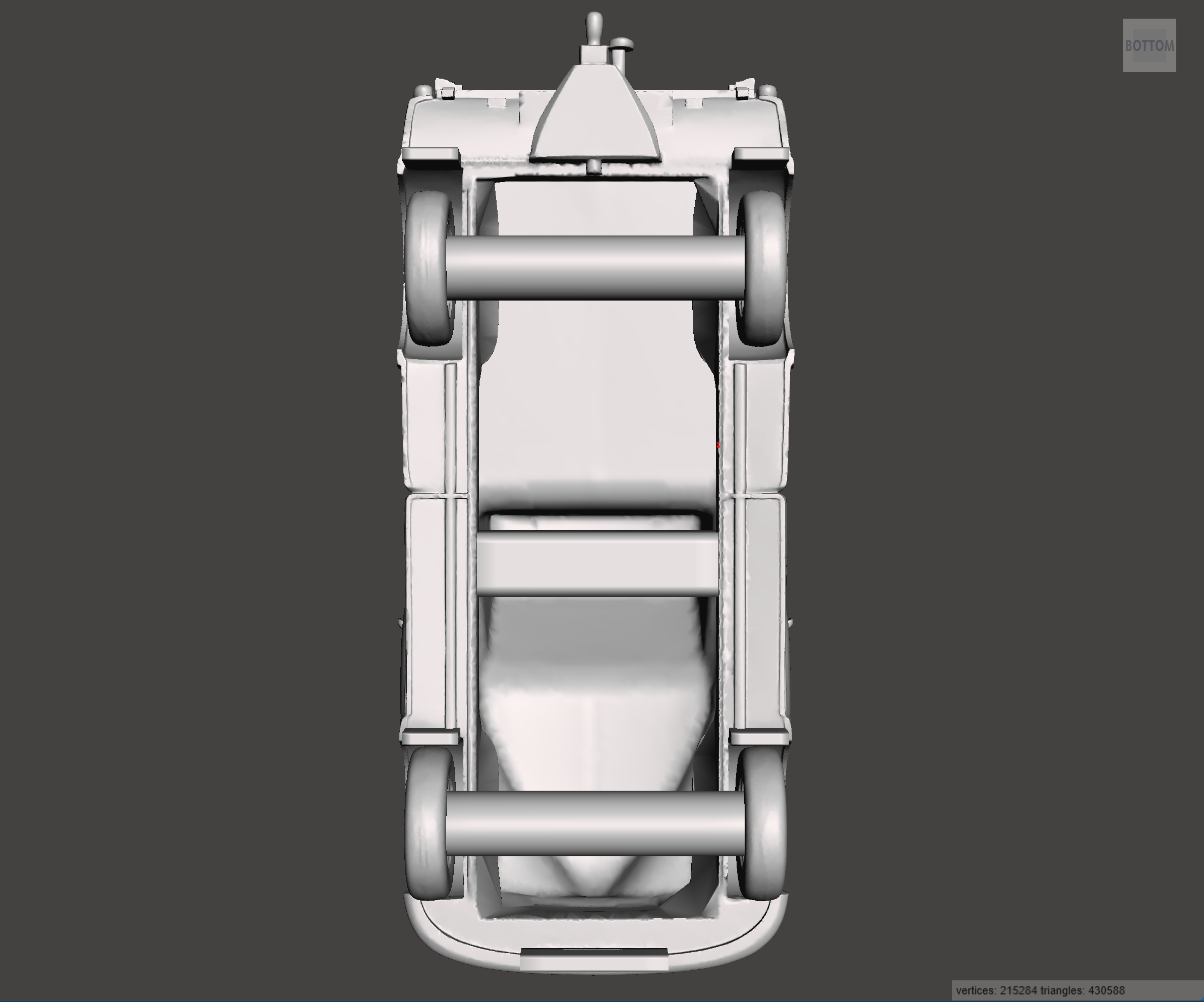 Image of 3D Printed Resin Model of Morris Minor Pick up 1968