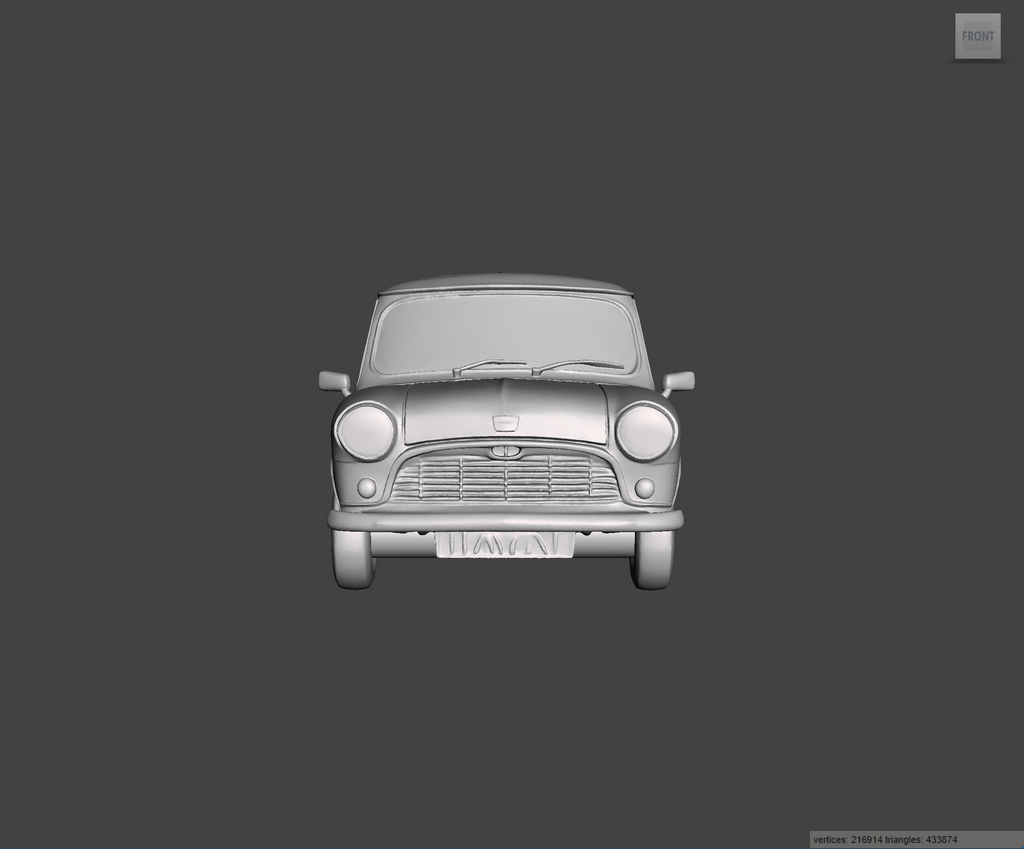 Image of 3D Printed Resin Model of Mini Countryman 1967
