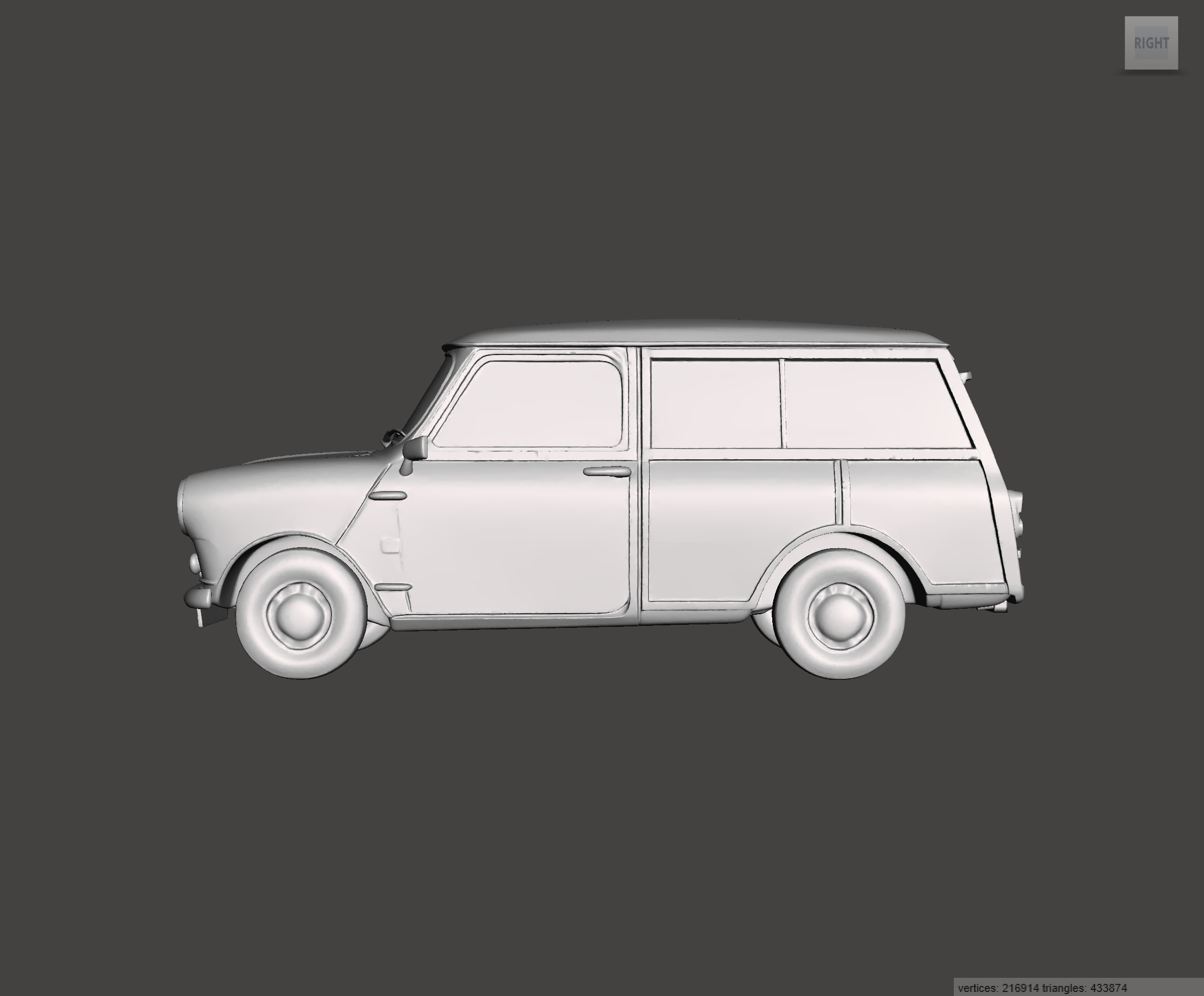 Image of 3D Printed Resin Model of Mini Countryman 1967