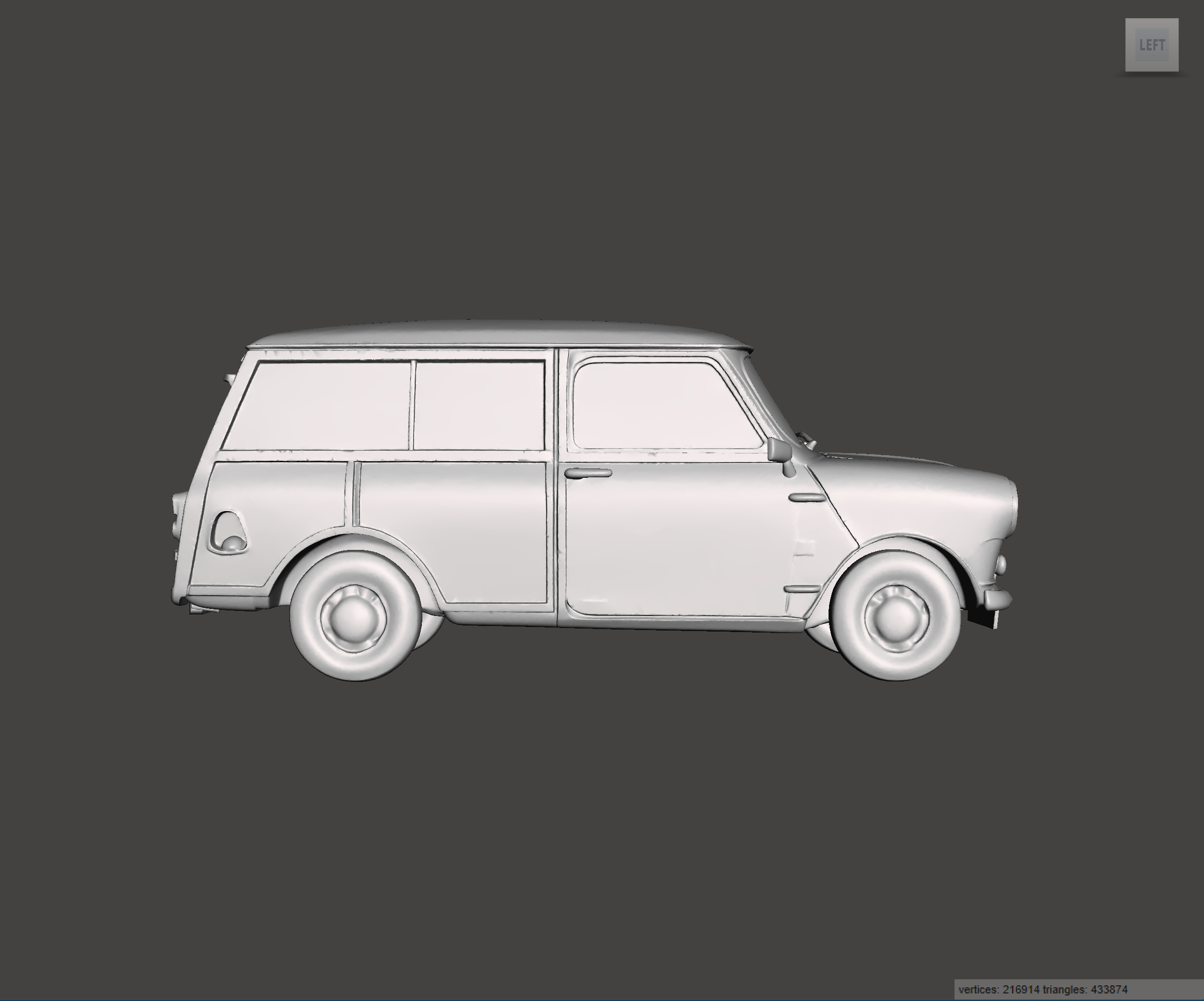 Image of 3D Printed Resin Model of Mini Countryman 1967