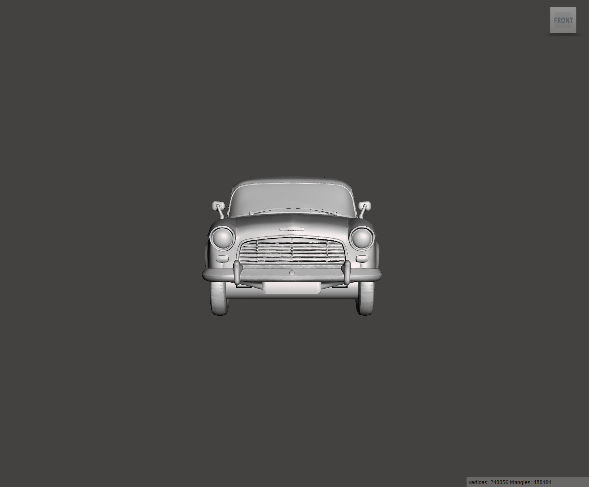 Image of 3D Printed Resin Model of Humber Hawk 1958