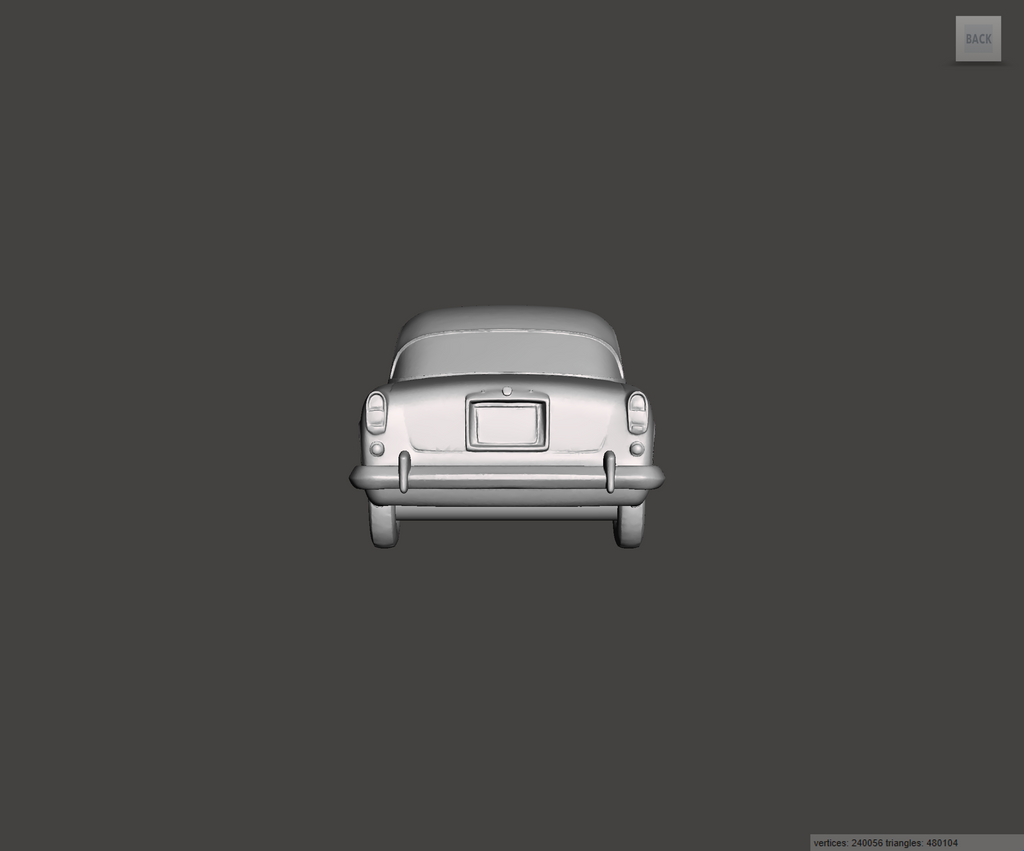 Image of 3D Printed Resin Model of Humber Hawk 1958