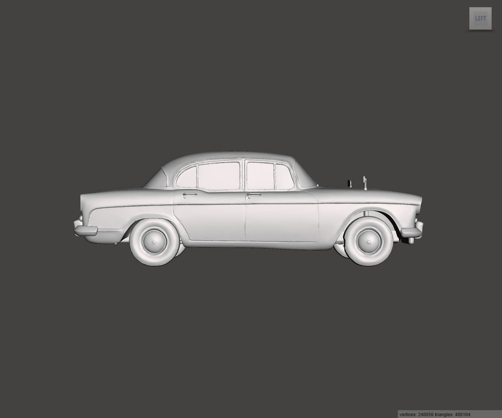 Image of 3D Printed Resin Model of Humber Hawk 1958
