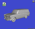 Digital Download of 3D Printed Hillman Super Minx Estate 1964 prescale