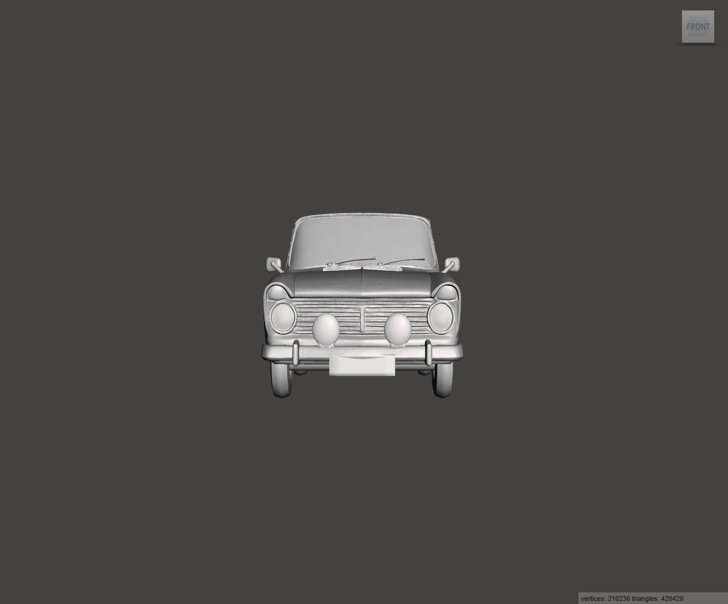 Image of 3D Printed Resin Model of Hillman Super Minx Estate 1964