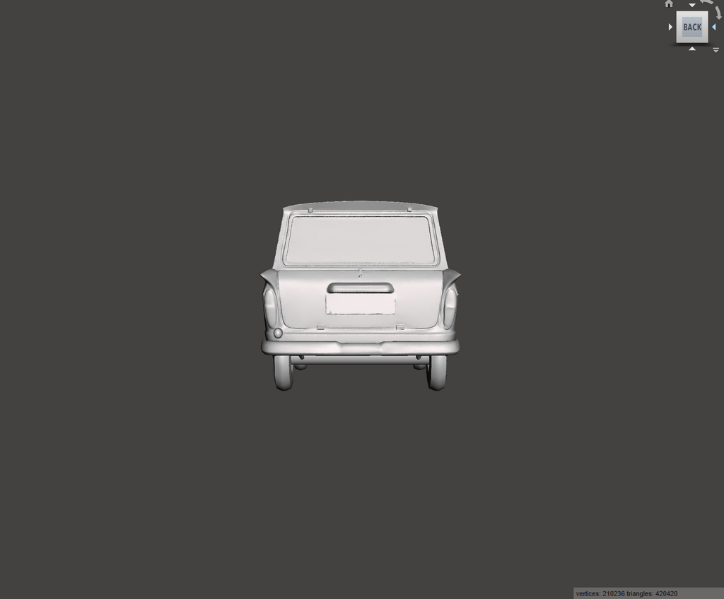 Image of 3D Printed Resin Model of Hillman Super Minx Estate 1964