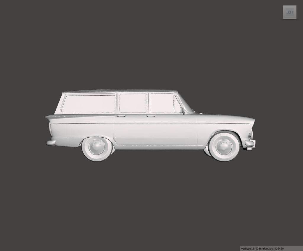 Image of 3D Printed Resin Model of Hillman Super Minx Estate 1964