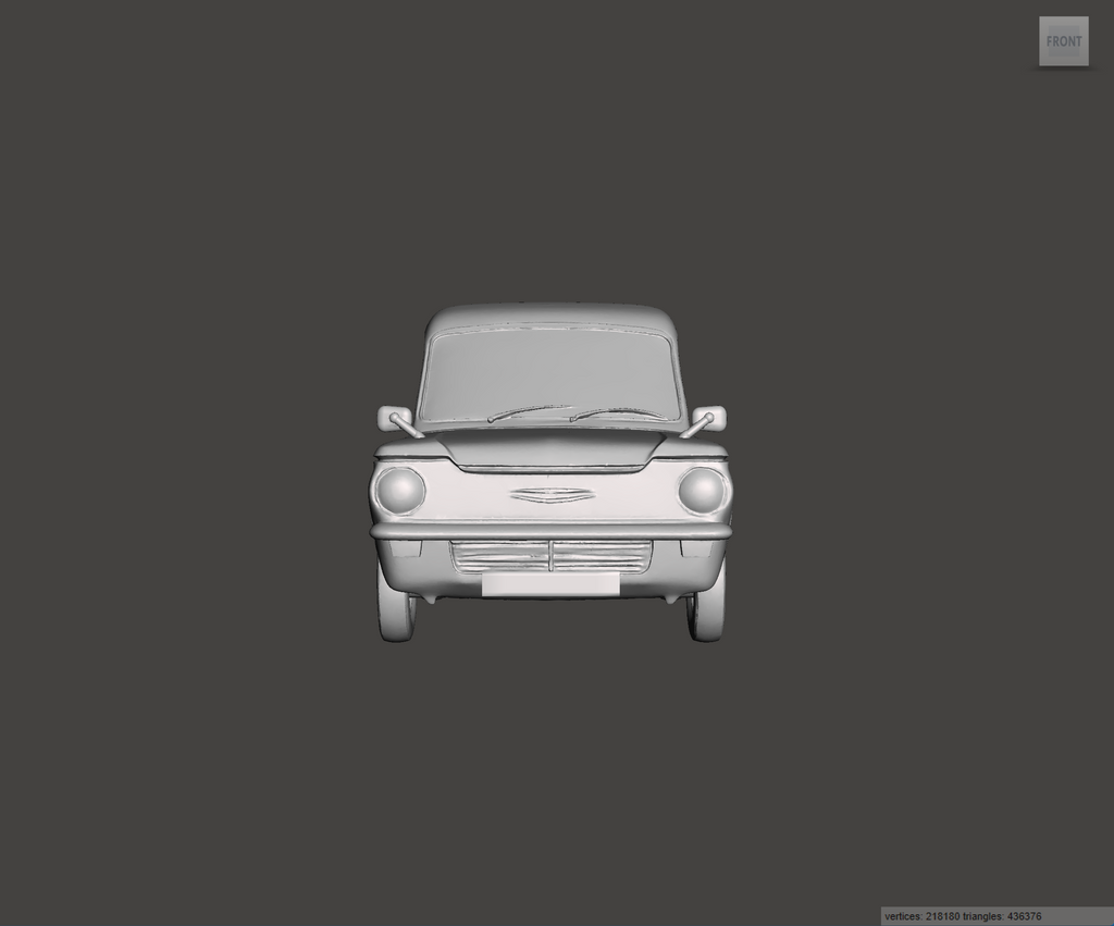 Image of 3D Printed Resin Model of Hillman Imp Van 1965