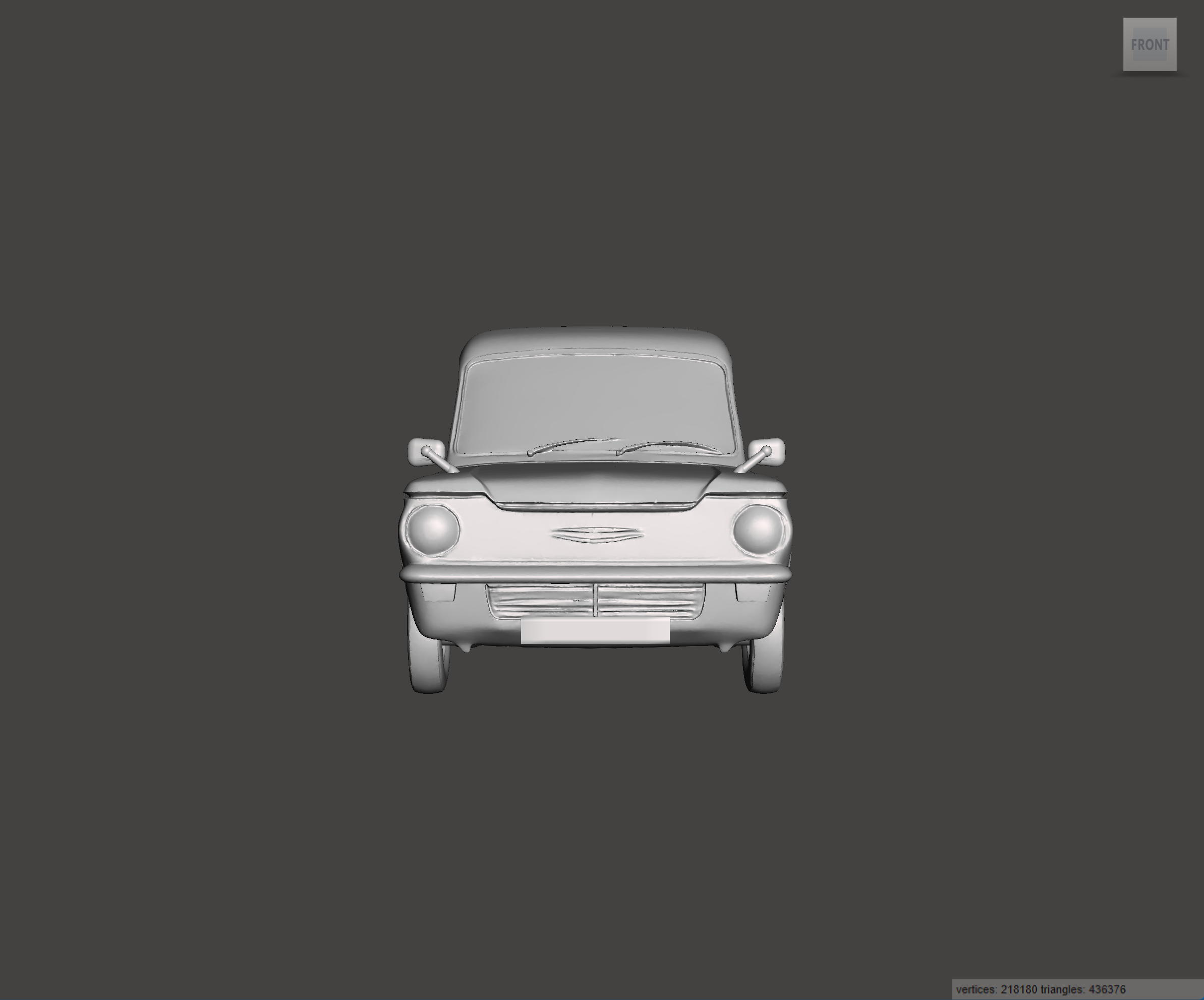 Image of 3D Printed Resin Model of Hillman Imp Van 1965