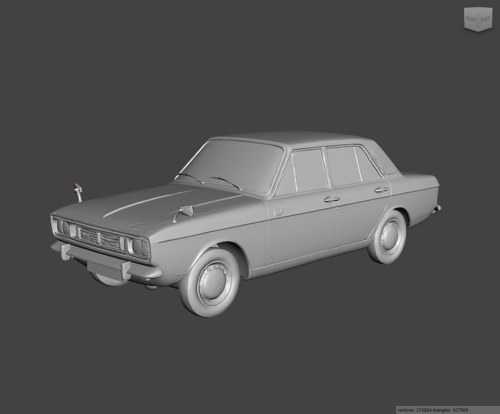 Image of 3D Printed Resin Model of Hillman Hunter 1968