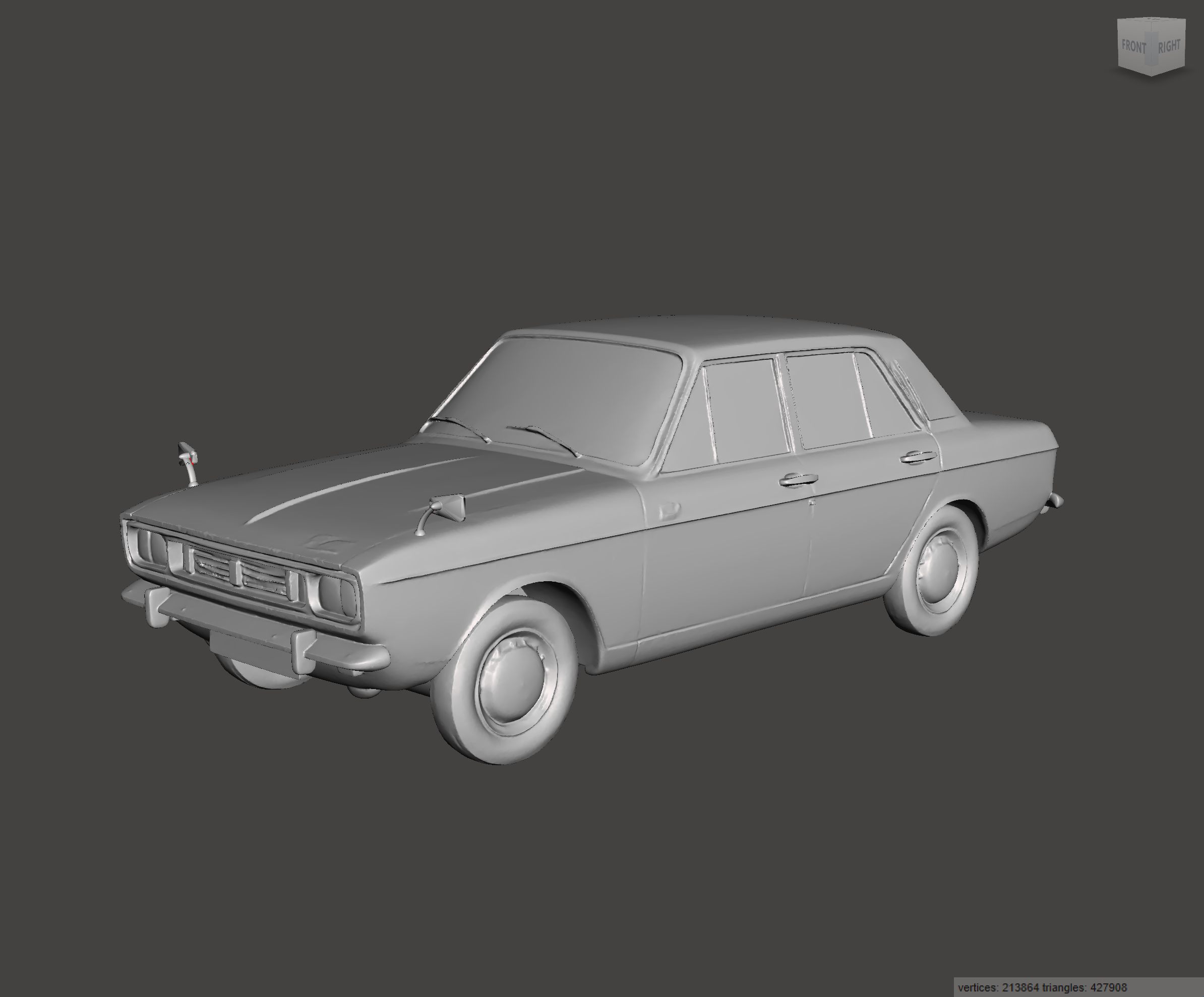 Image of 3D Printed Resin Model of Hillman Hunter 1968