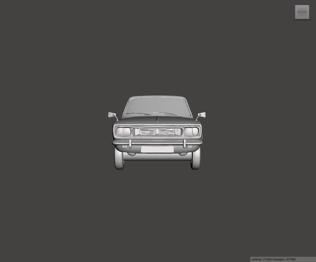 Image of 3D Printed Resin Model of Hillman Hunter 1968
