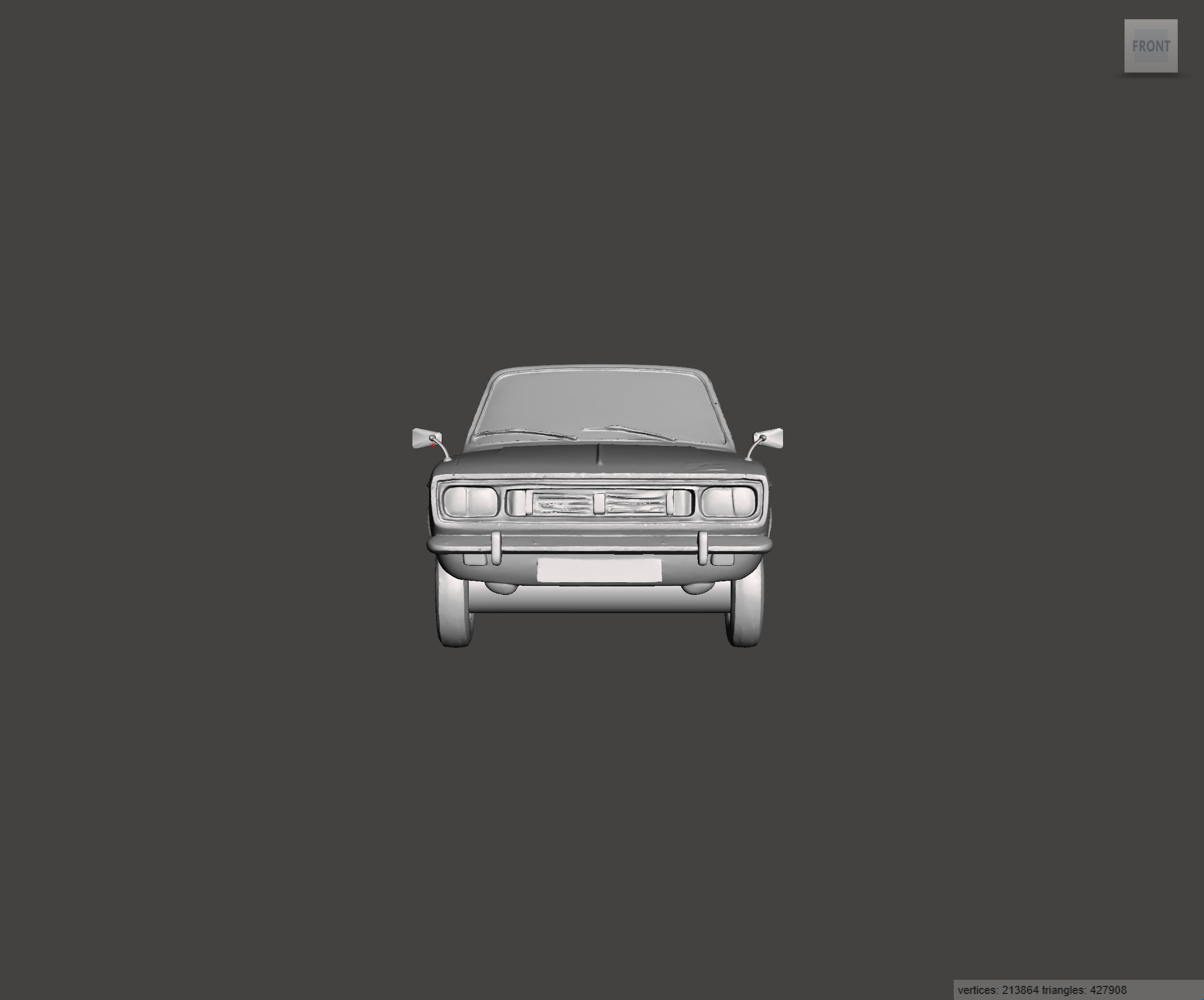 Image of 3D Printed Resin Model of Hillman Hunter 1968
