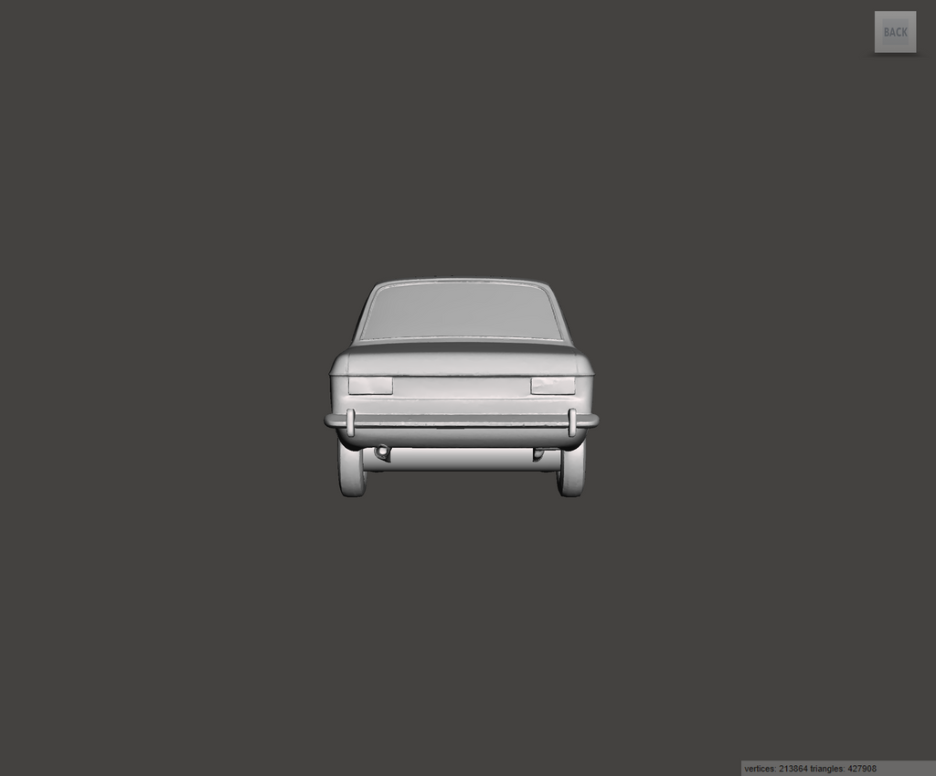 Image of 3D Printed Resin Model of Hillman Hunter 1968