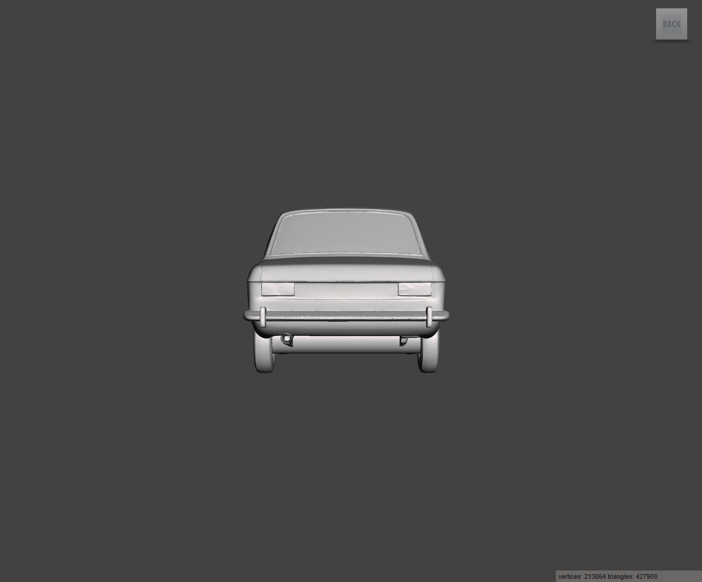 Image of 3D Printed Resin Model of Hillman Hunter 1968