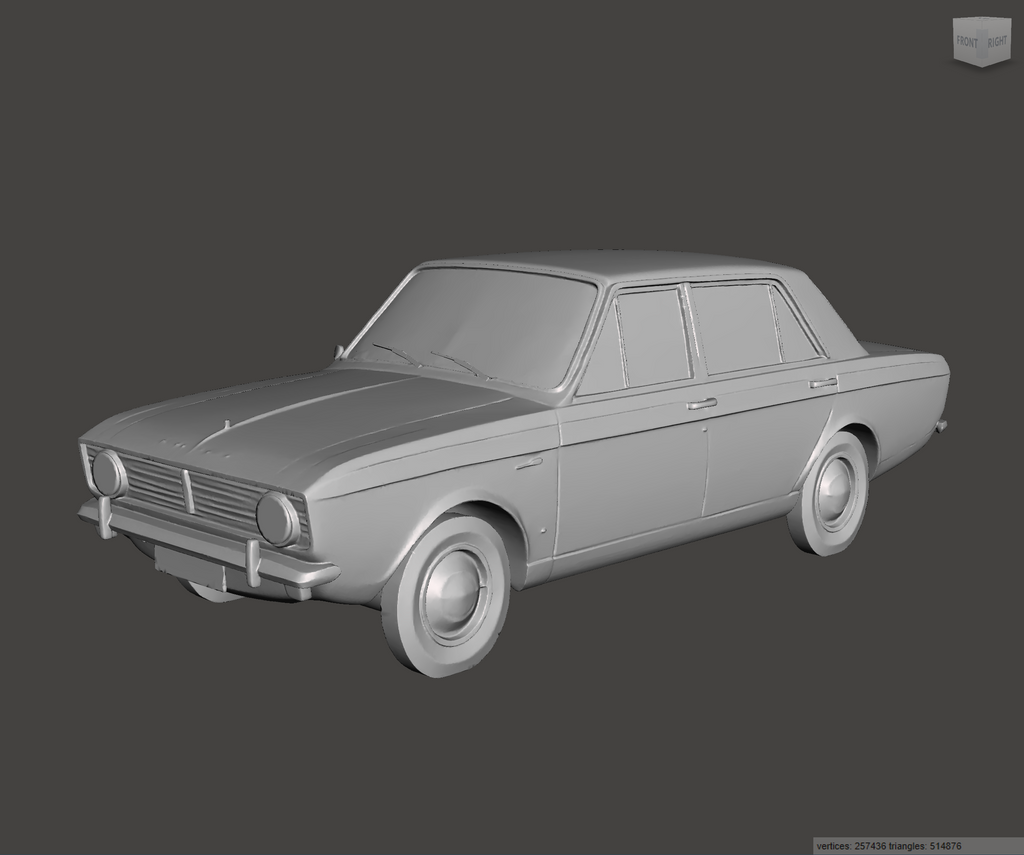 Image of 3D Printed Resin Model of Hillman Hunter 1960