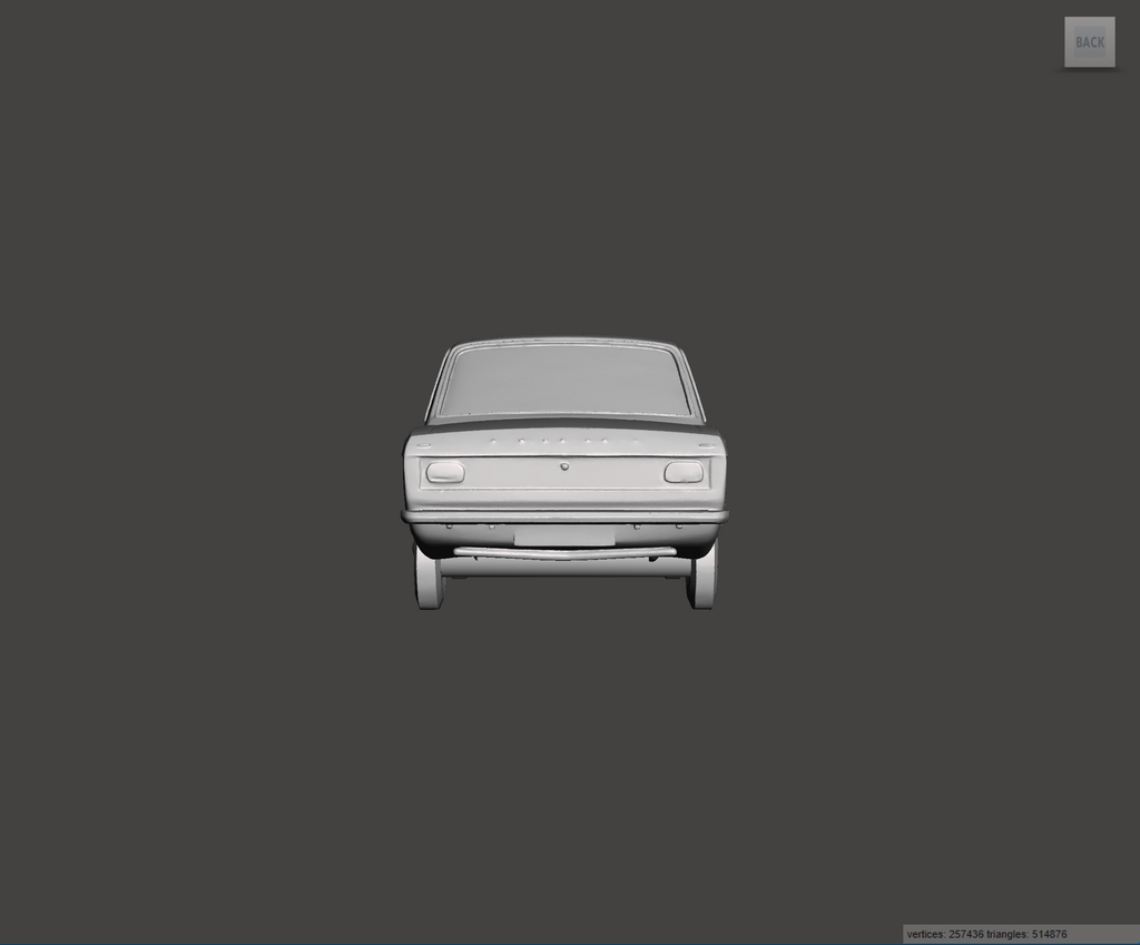 Image of 3D Printed Resin Model of Hillman Hunter 1960