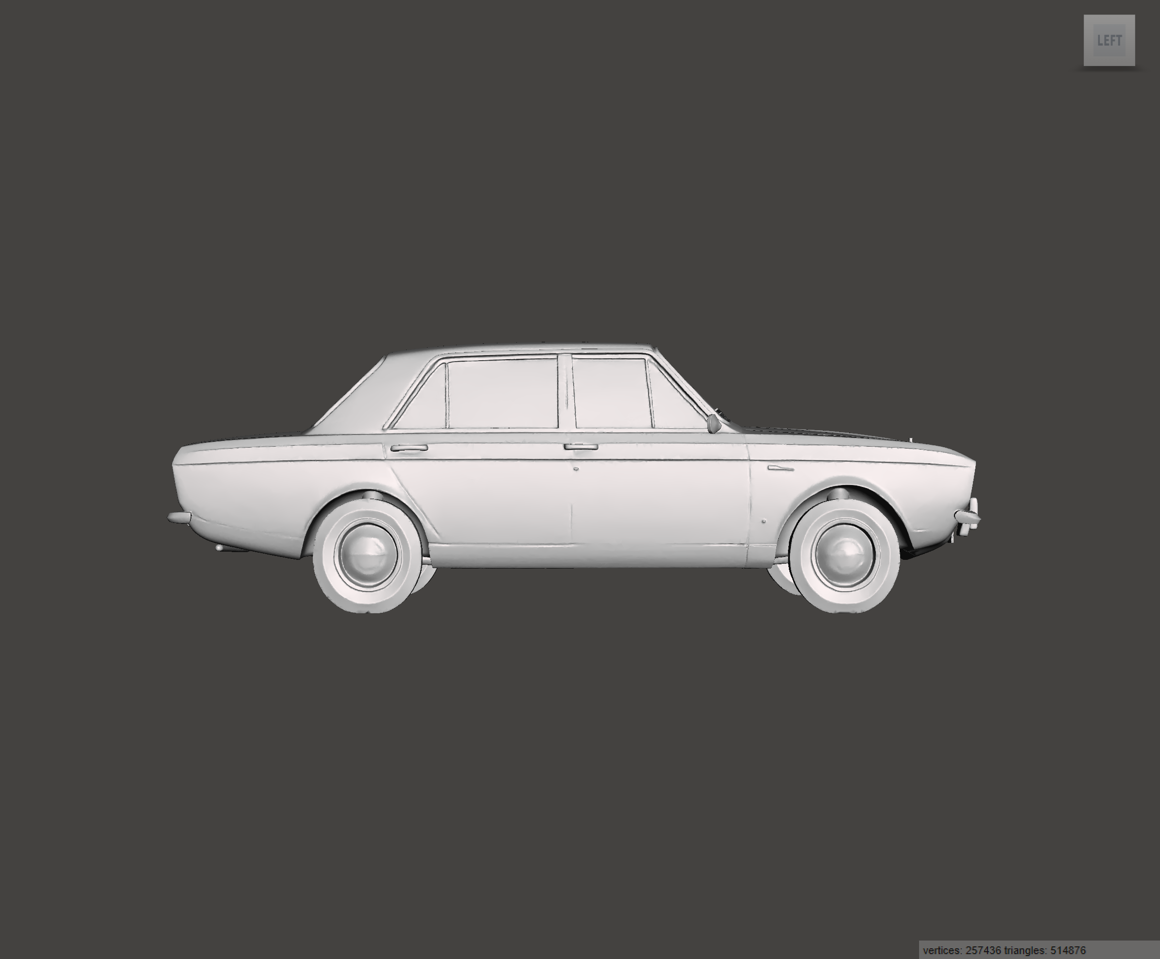 Image of 3D Printed Resin Model of Hillman Hunter 1960