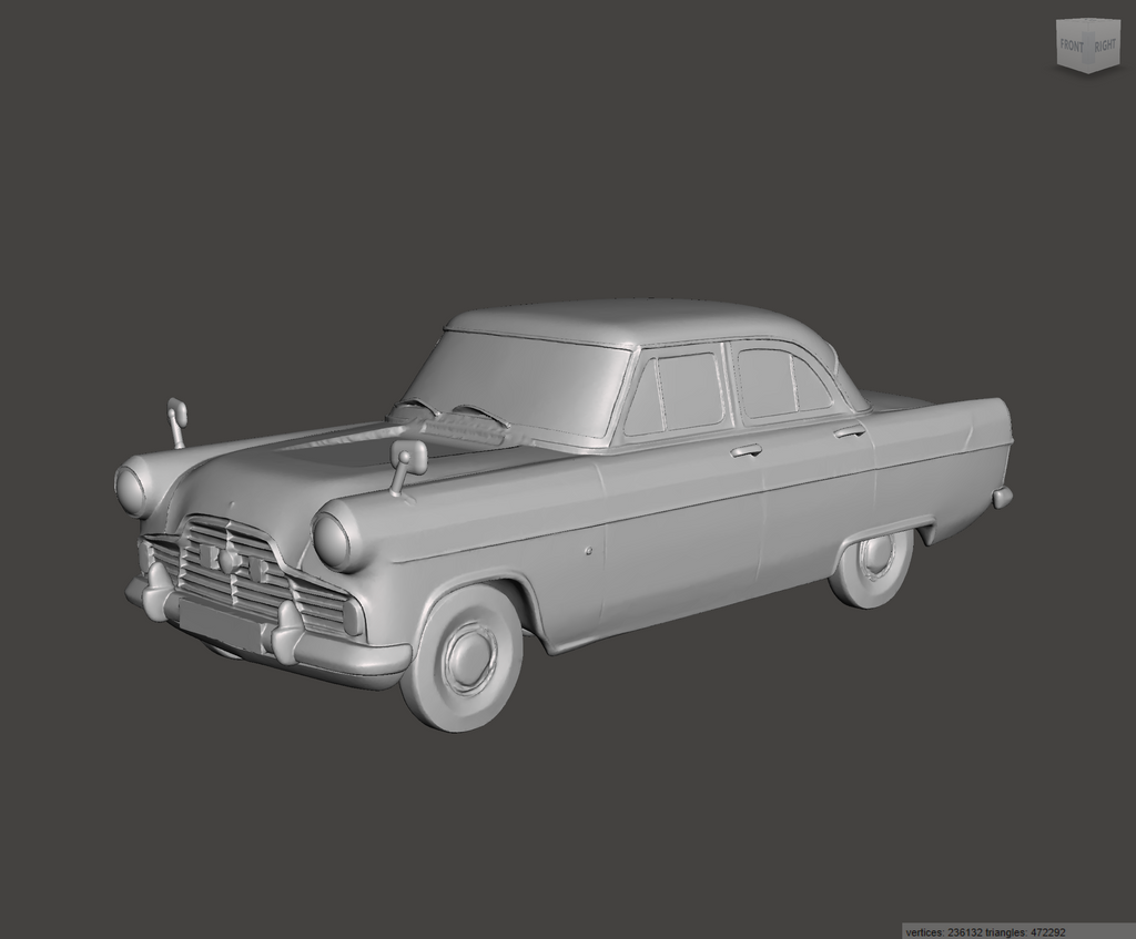 Image of 3D Printed Resin Model of Ford Zephyr Mk2 1962