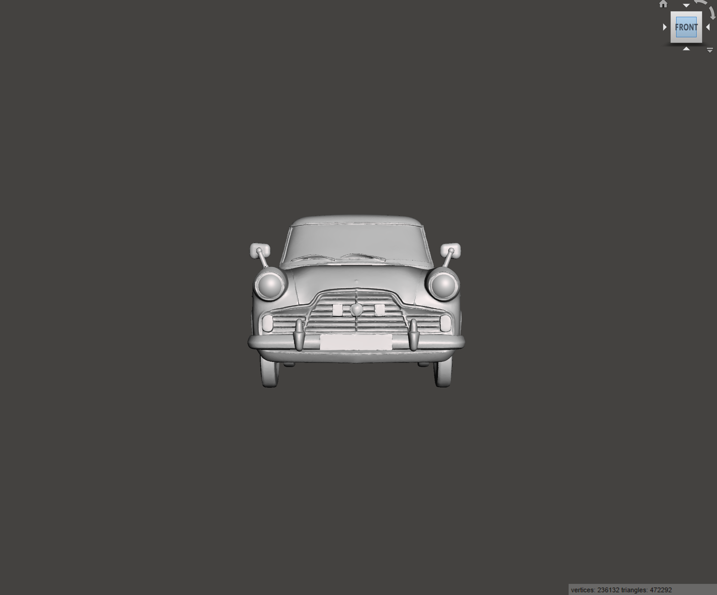 Image of 3D Printed Resin Model of Ford Zephyr Mk2 1962