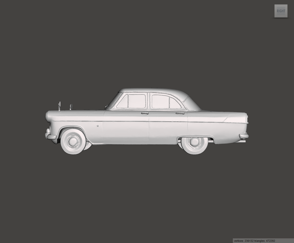 Image of 3D Printed Resin Model of Ford Zephyr Mk2 1962