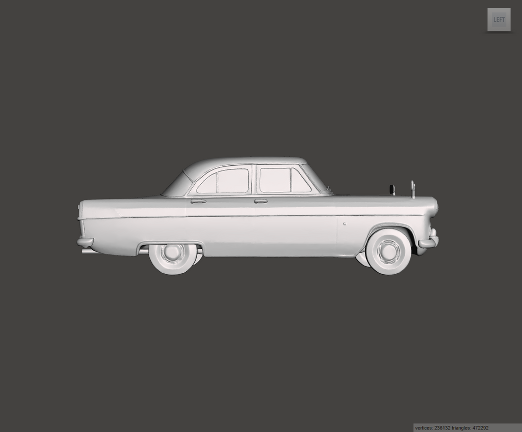 Image of 3D Printed Resin Model of Ford Zephyr Mk2 1962