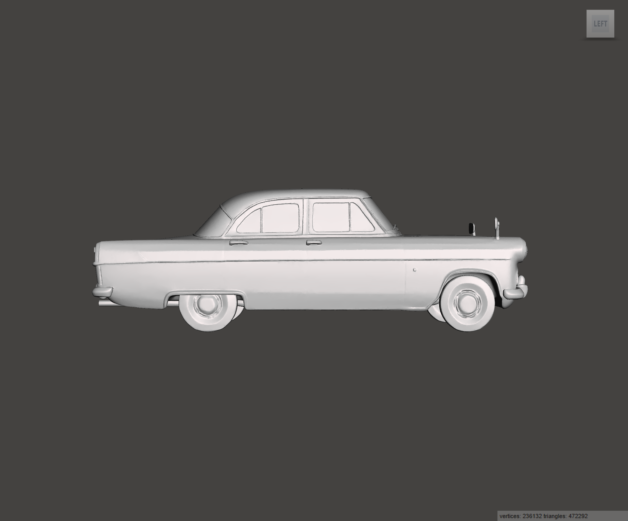 Image of 3D Printed Resin Model of Ford Zephyr Mk2 1962