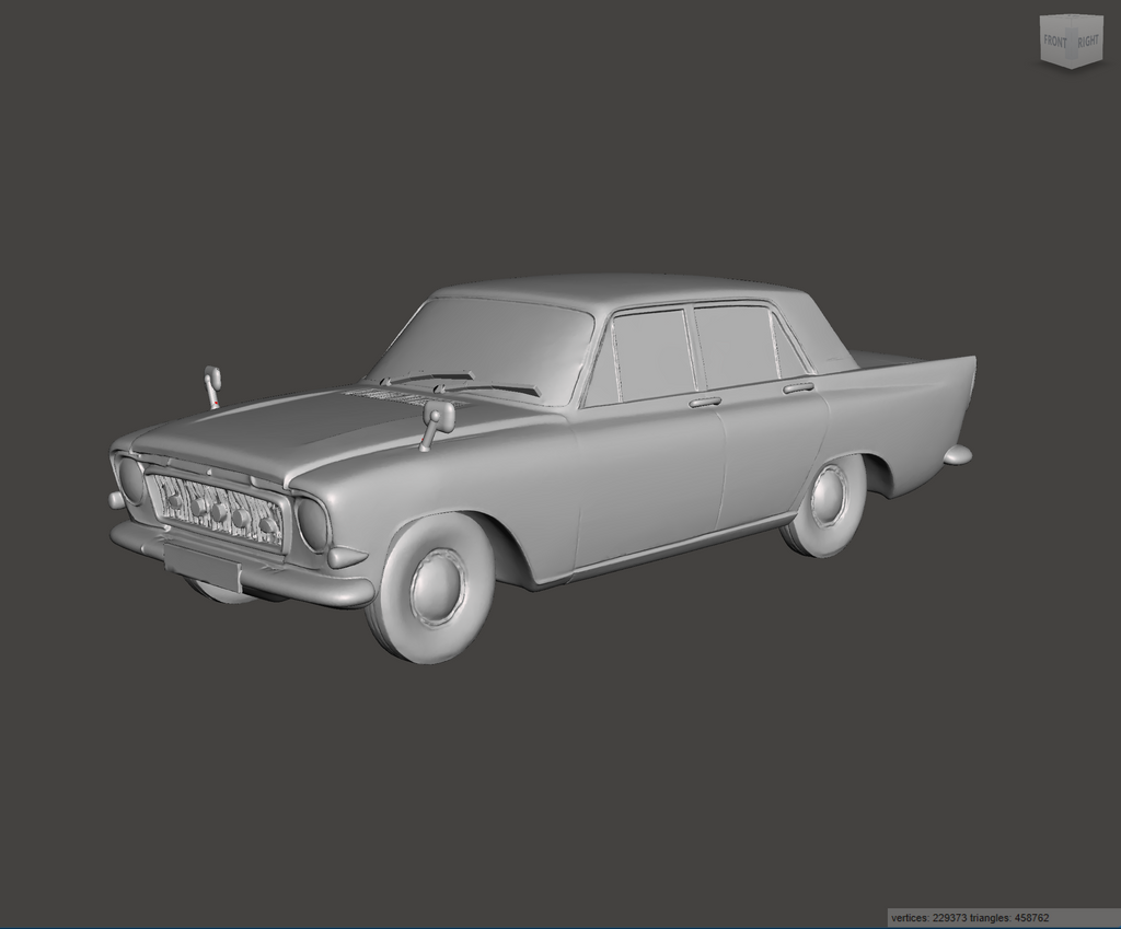 Image of 3D Printed Resin Model of Ford Zephyr 4 Mk3 1964
