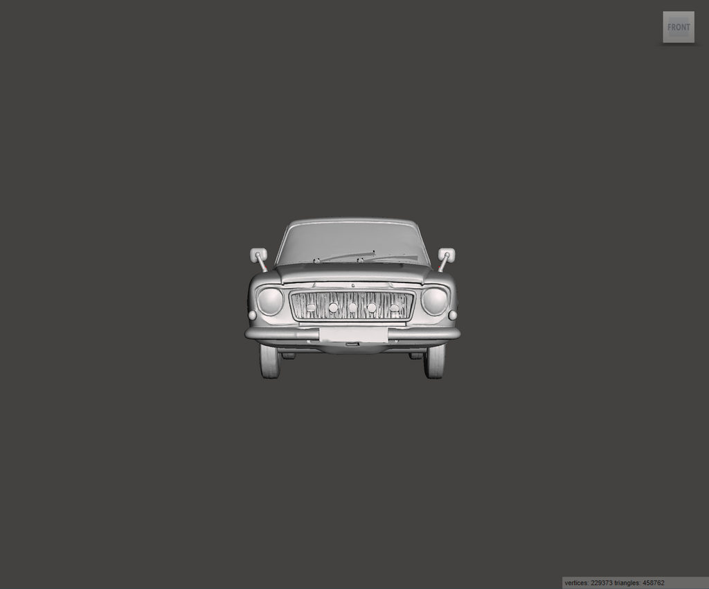 Image of 3D Printed Resin Model of Ford Zephyr 4 Mk3 1964