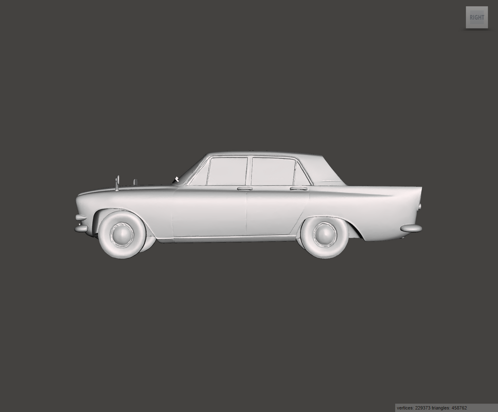 Image of 3D Printed Resin Model of Ford Zephyr 4 Mk3 1964