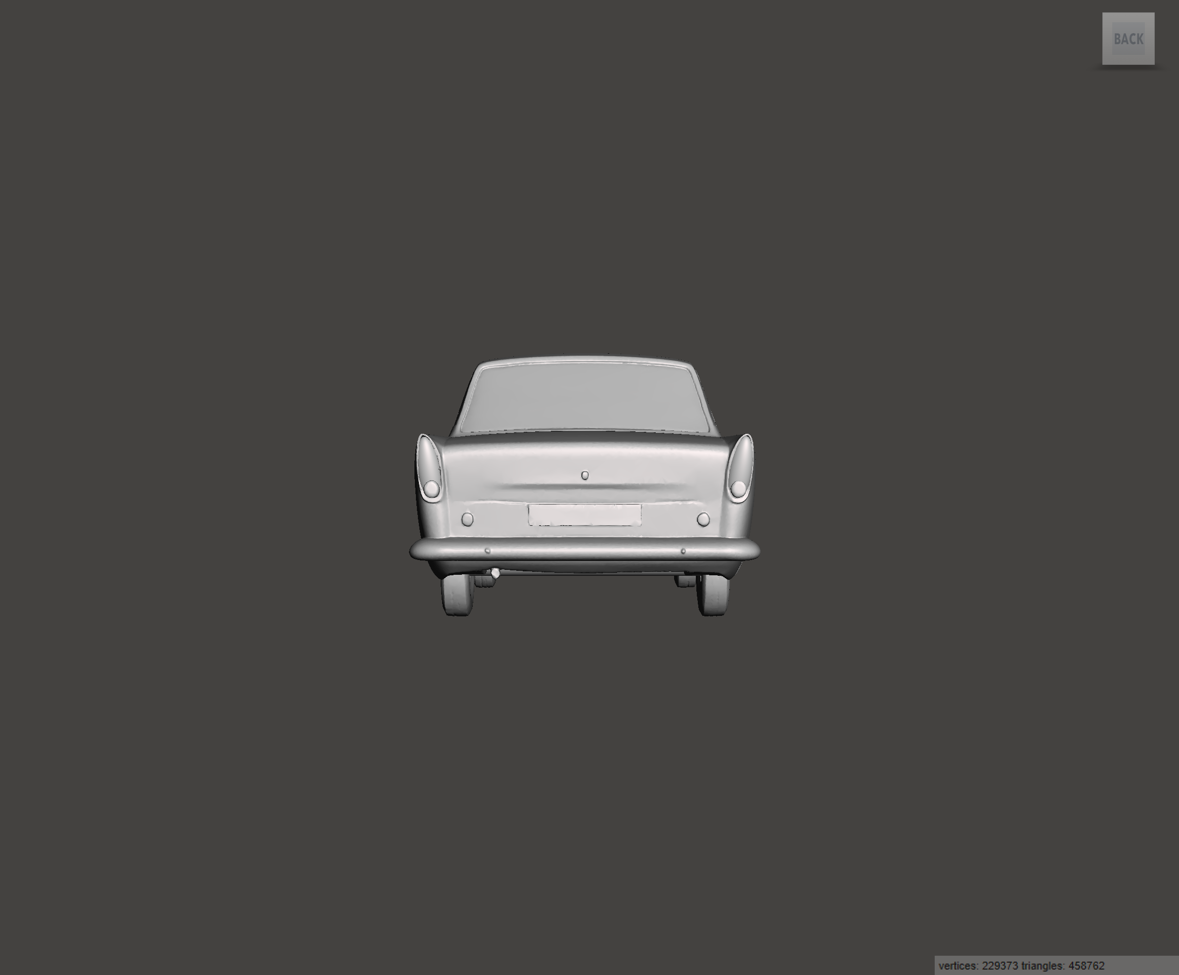 Image of 3D Printed Resin Model of Ford Zephyr 4 Mk3 1964