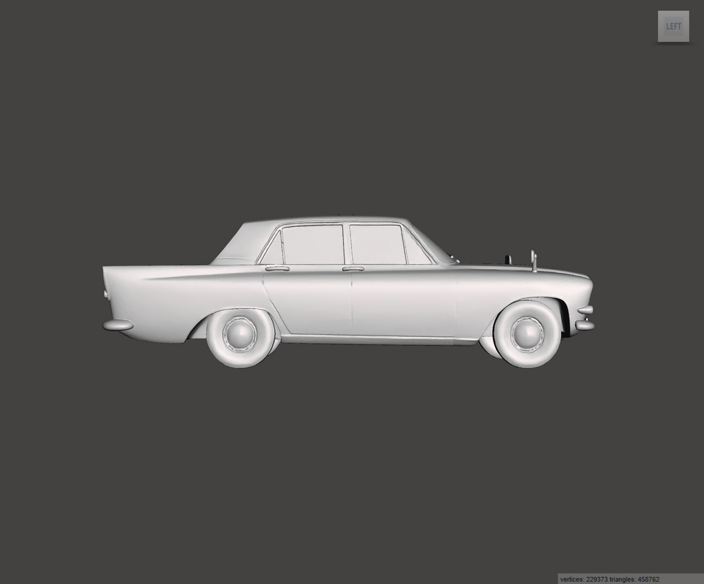 Image of 3D Printed Resin Model of Ford Zephyr 4 Mk3 1964